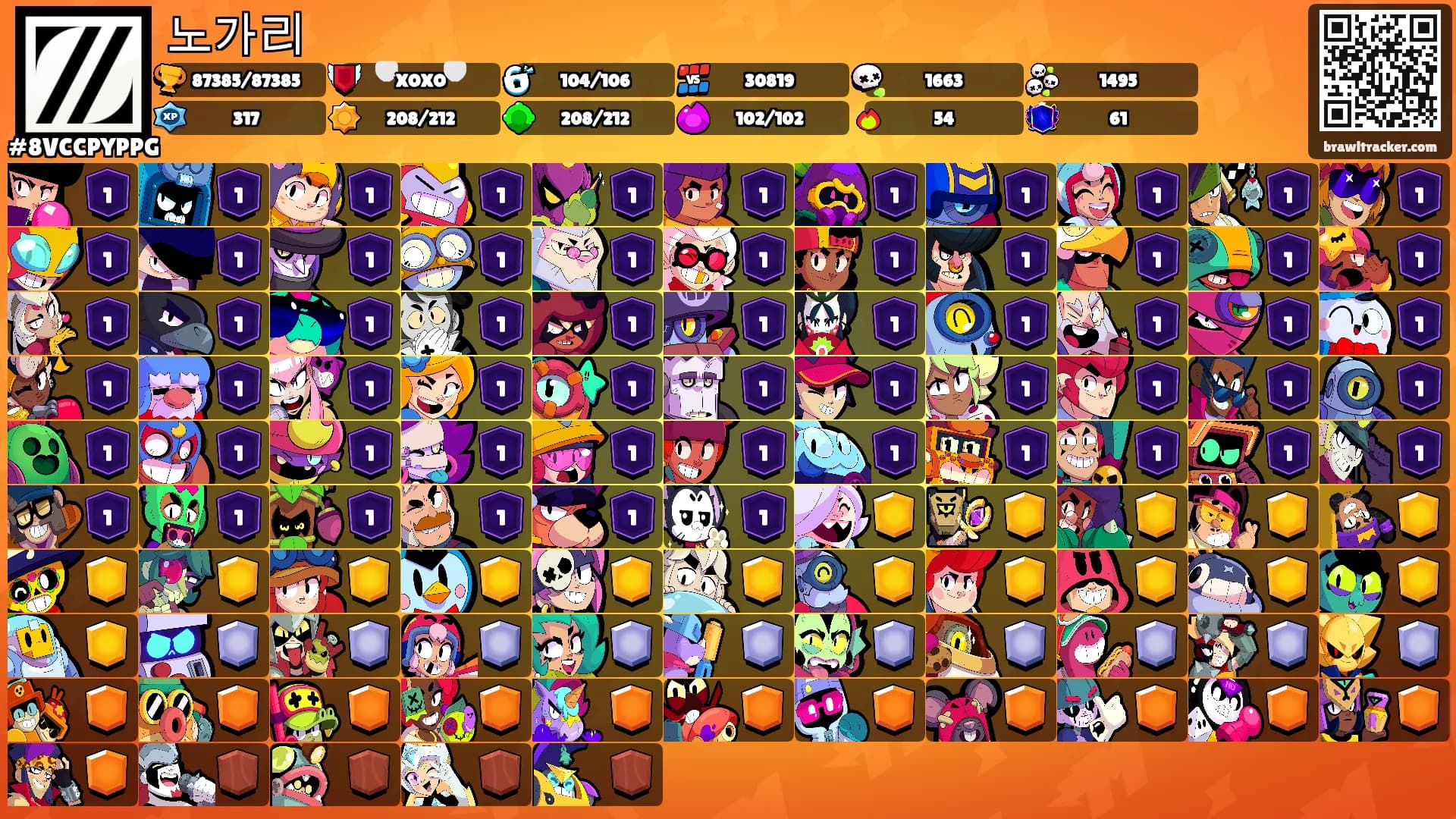 노가리's Ranks