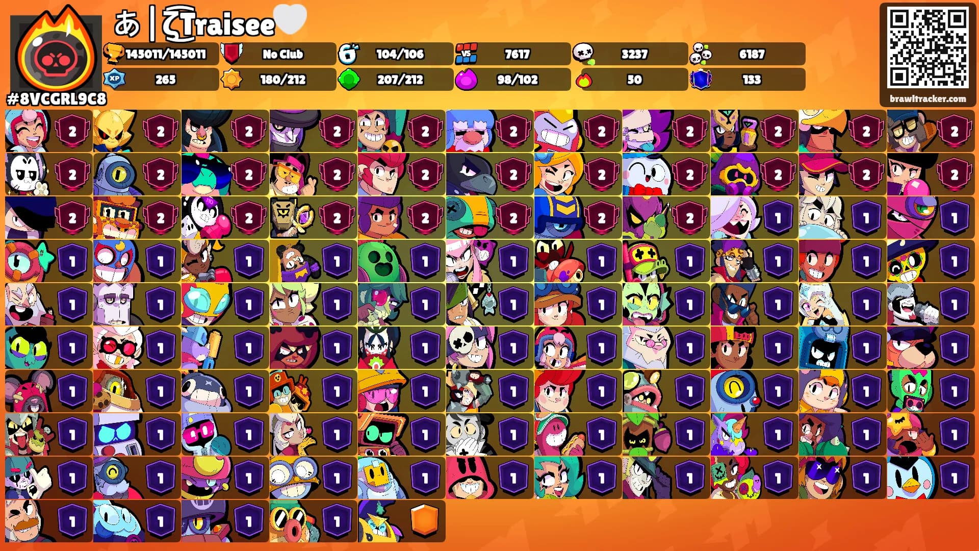 あ|ζ͜͡Traisee🤍's Ranks