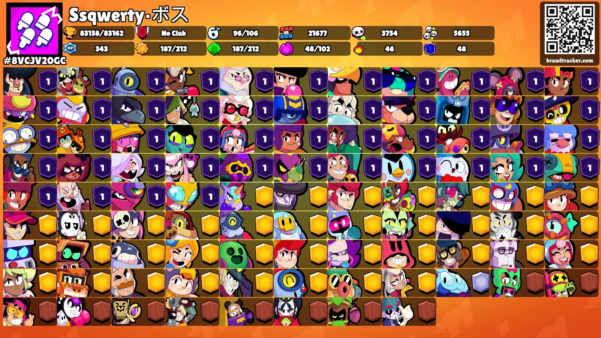Ssqwerty•ボス's Ranks