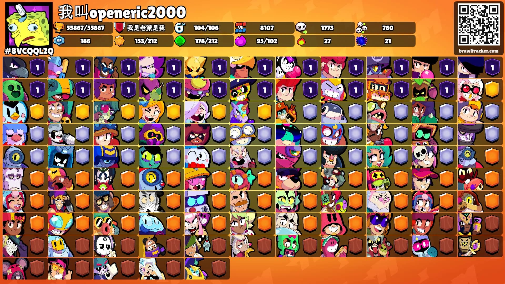 我叫openeric2000's Ranks