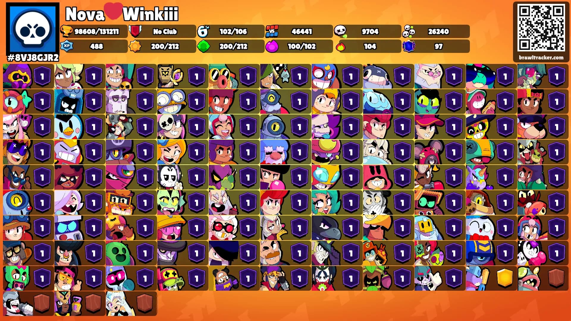 Nova💔Winkiii's Ranks