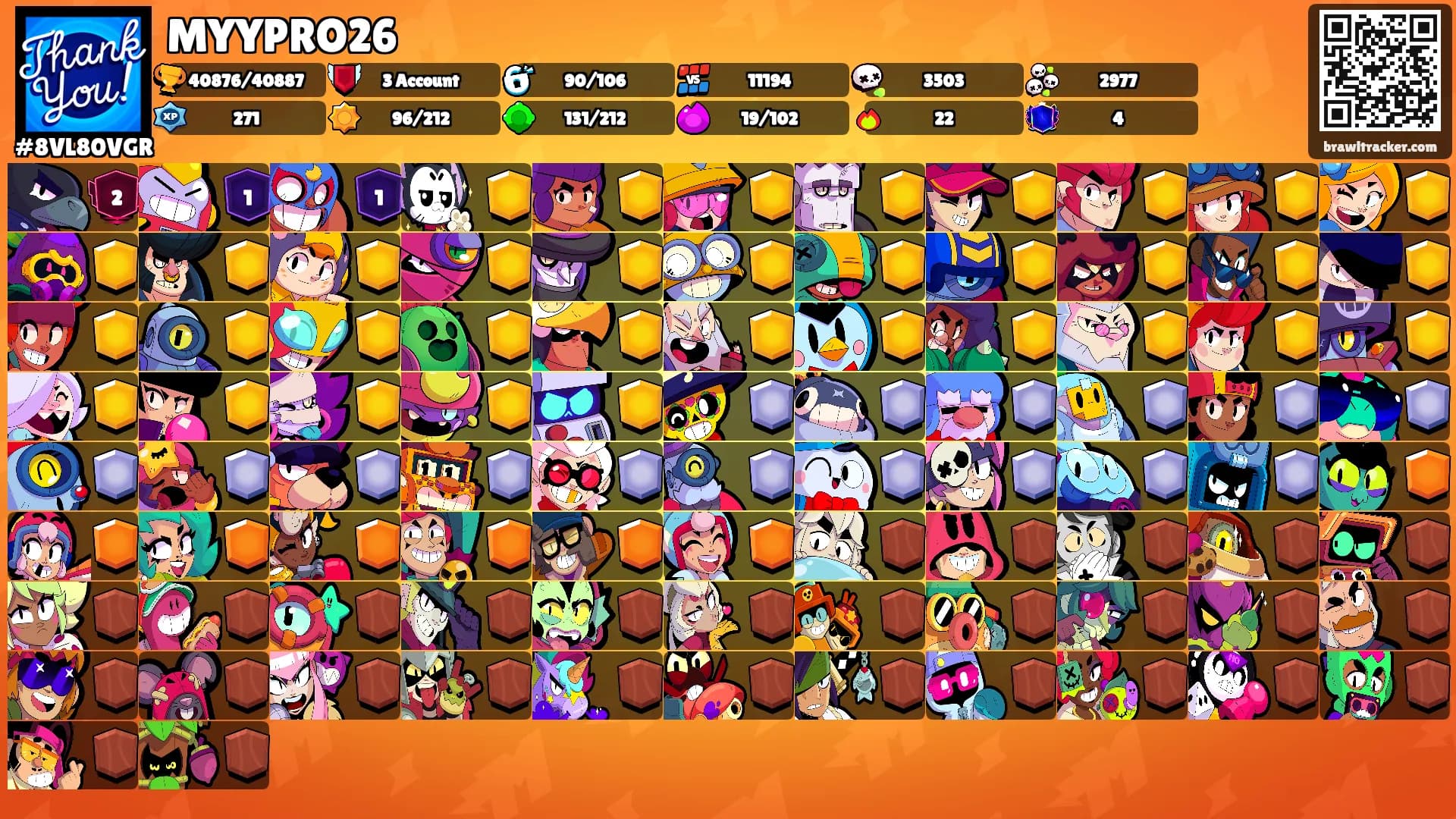 MYYPRO26's Ranks