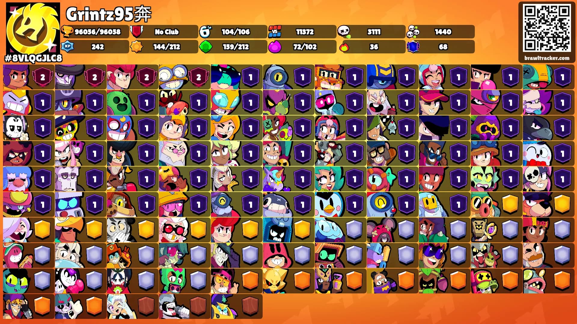 Grintz95奔's Ranks
