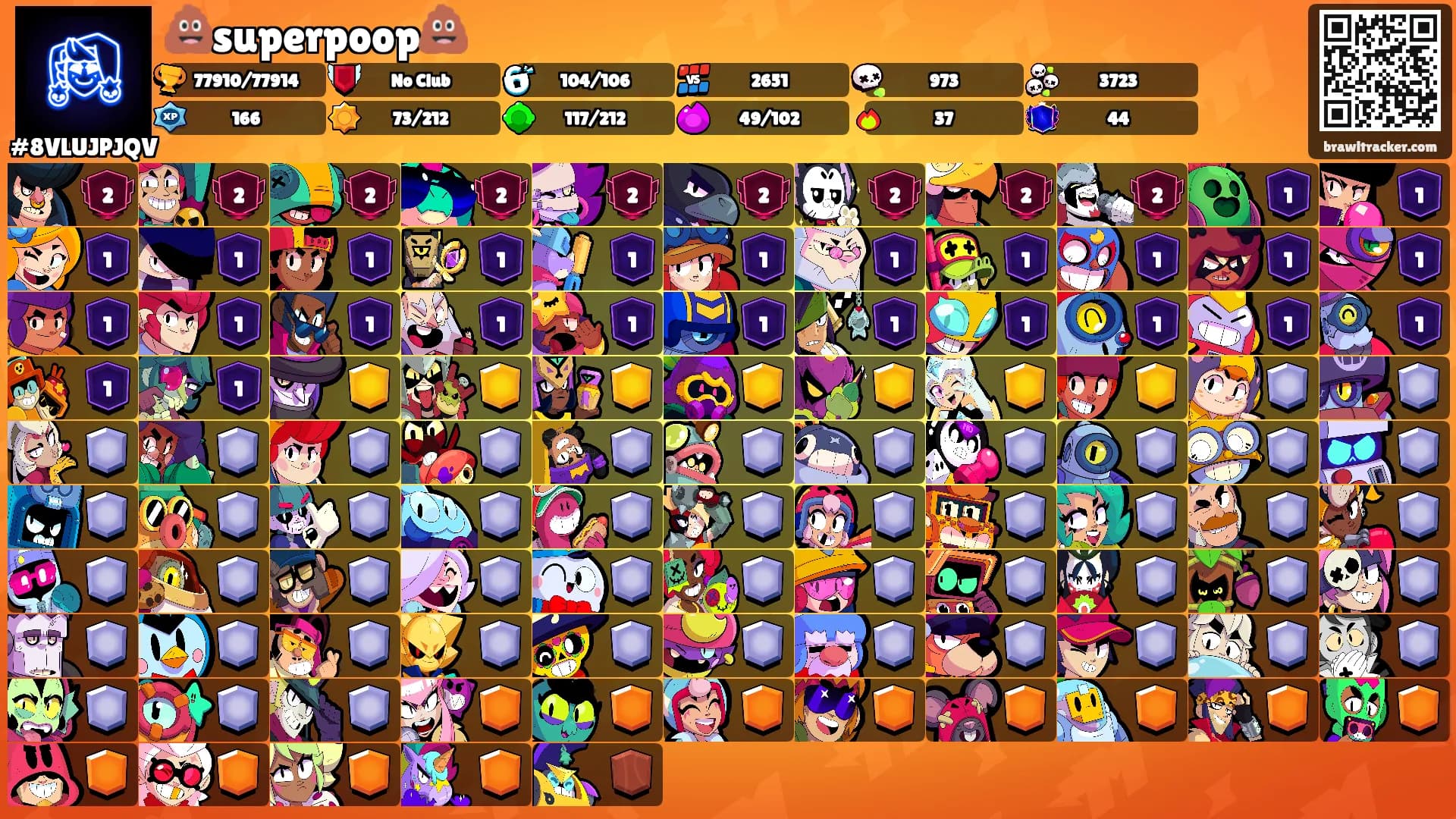 💩superpoop💩's Ranks