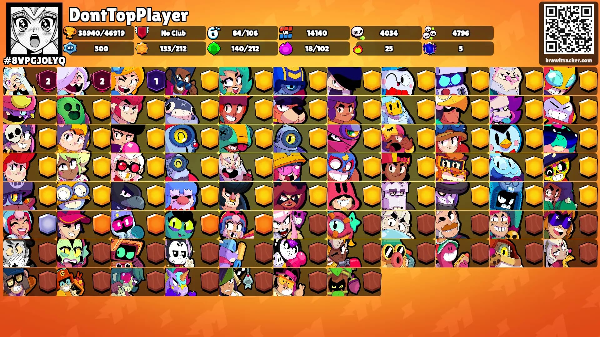 DontTopPlayer's Ranks