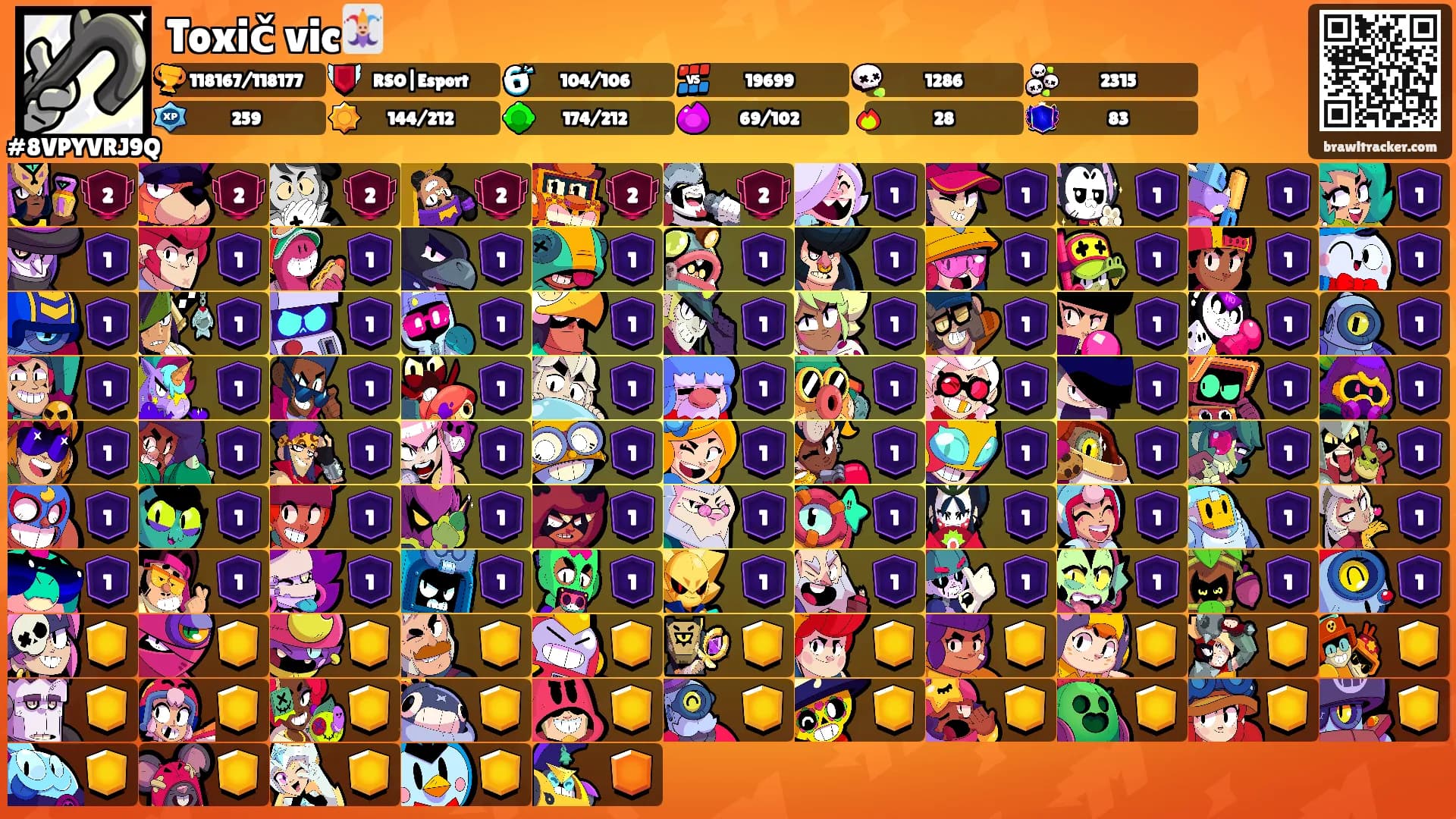 Toxič vic🃏's Ranks