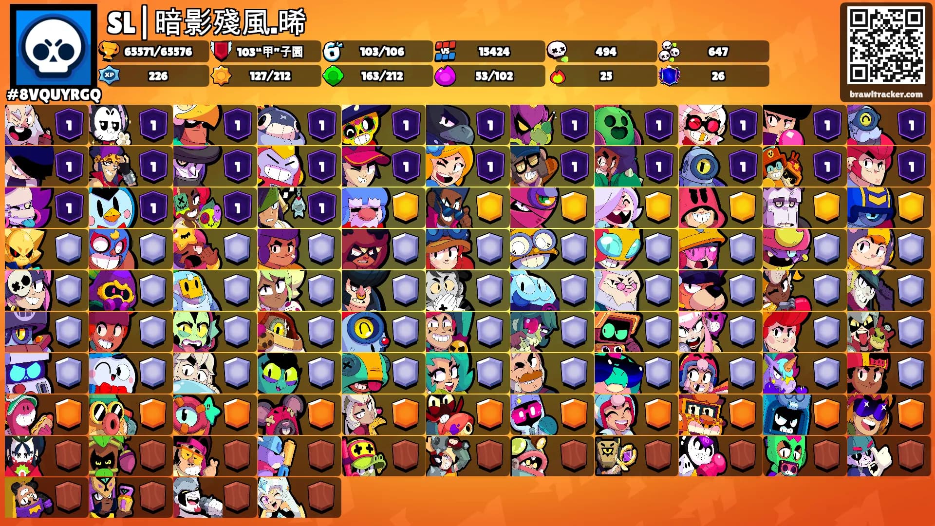SL|暗影殘風.晞's Ranks