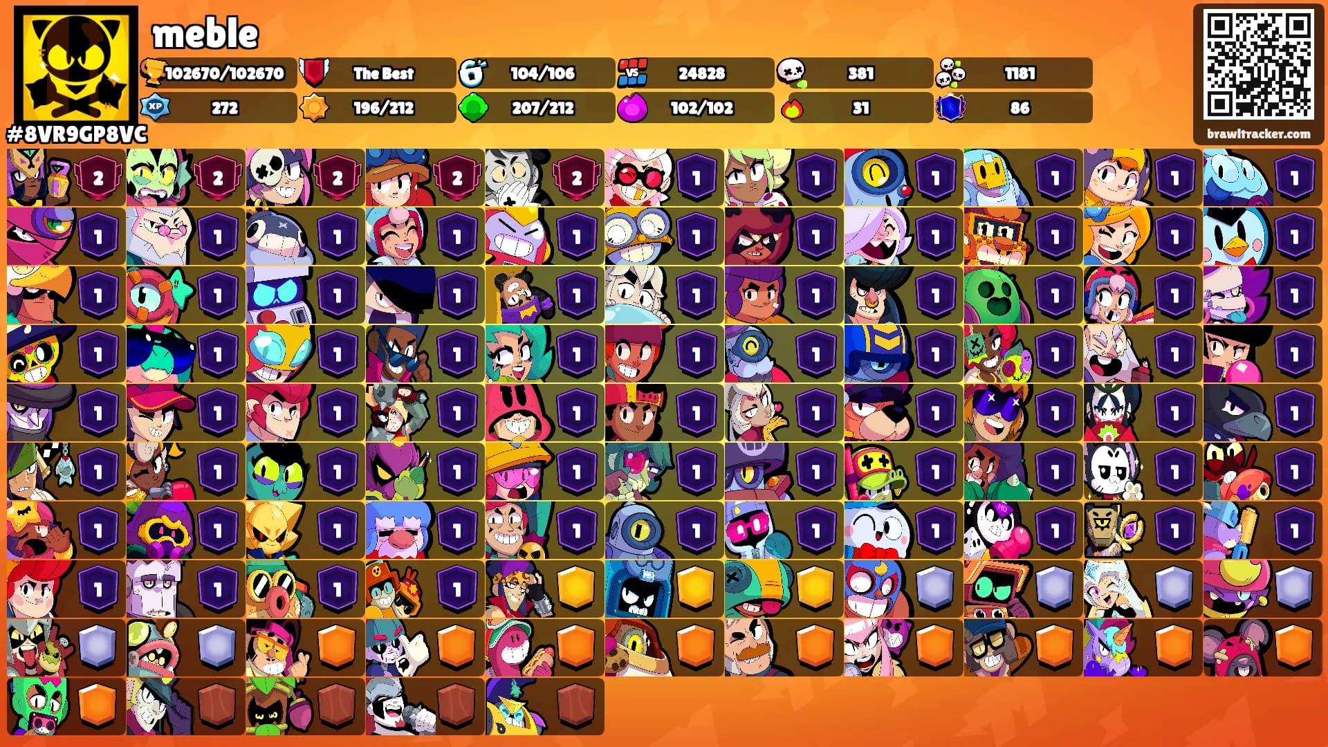 meble's Ranks