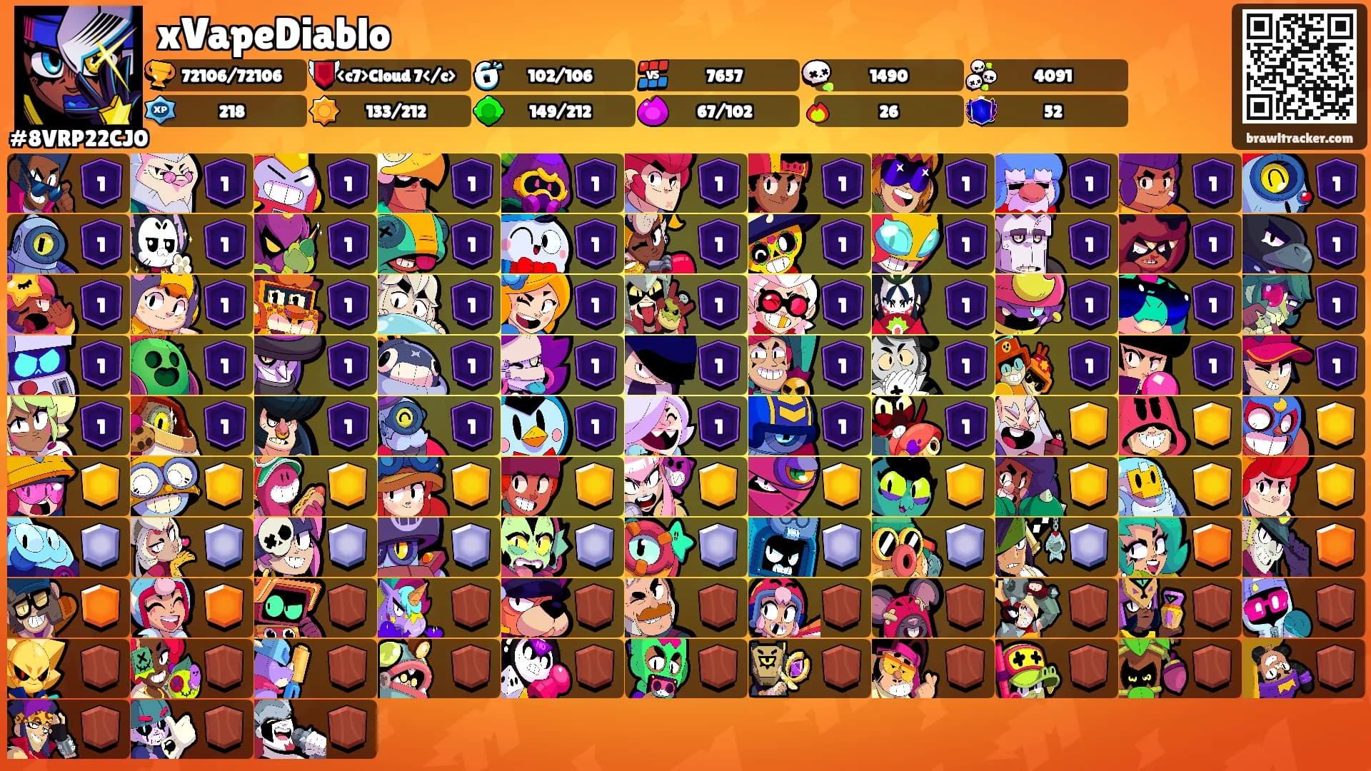 xVapeDiablo's Ranks