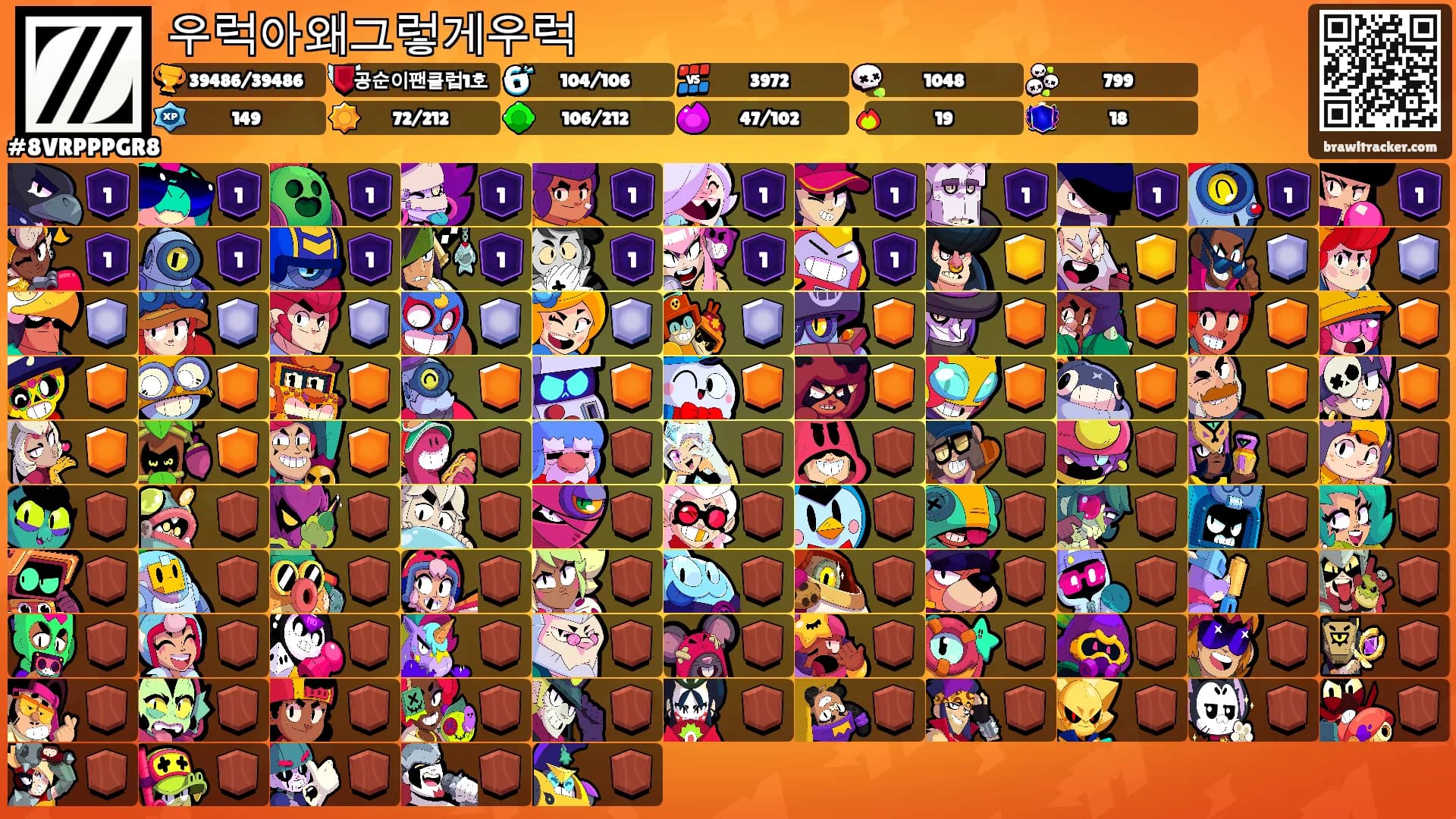 우럭아왜그렇게우럭's Ranks
