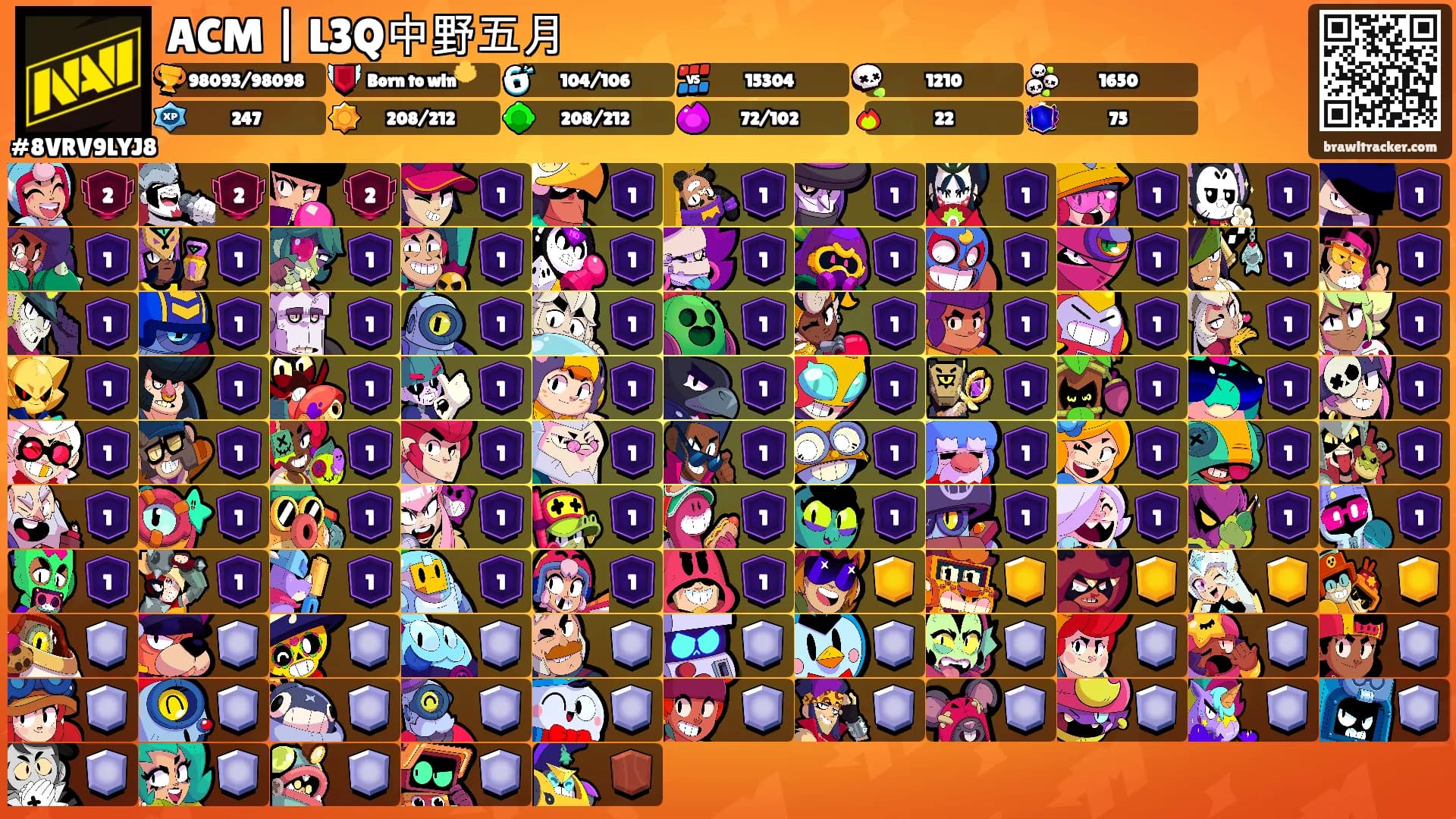 ACM | L3Q中野五月's Ranks