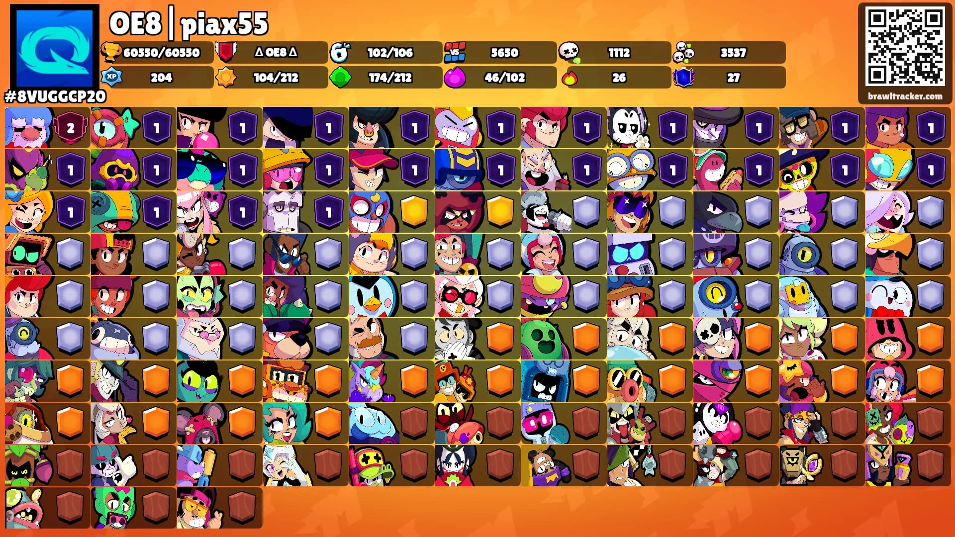 OE8|piax55's Ranks