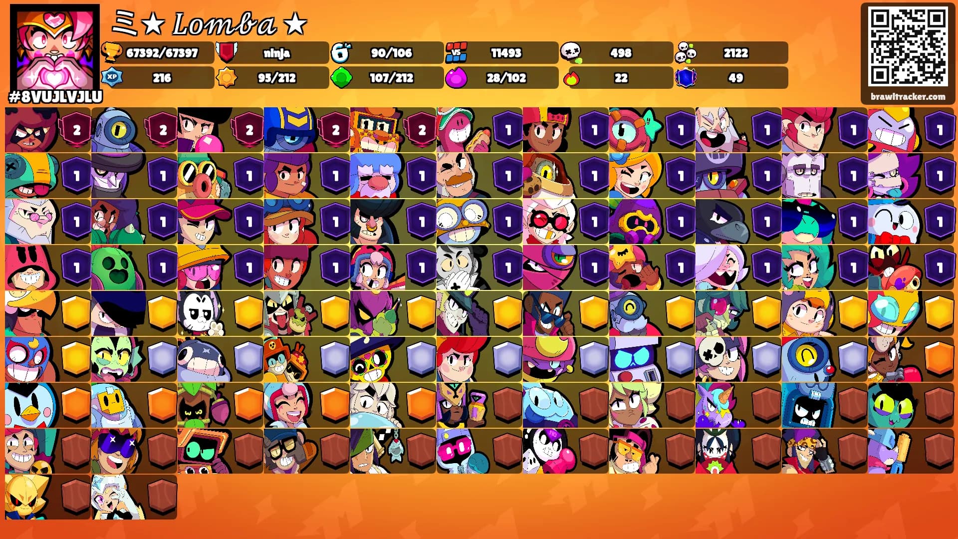 ミ★ 𝐿𝑜𝓂𝒷𝒶 ★'s Ranks
