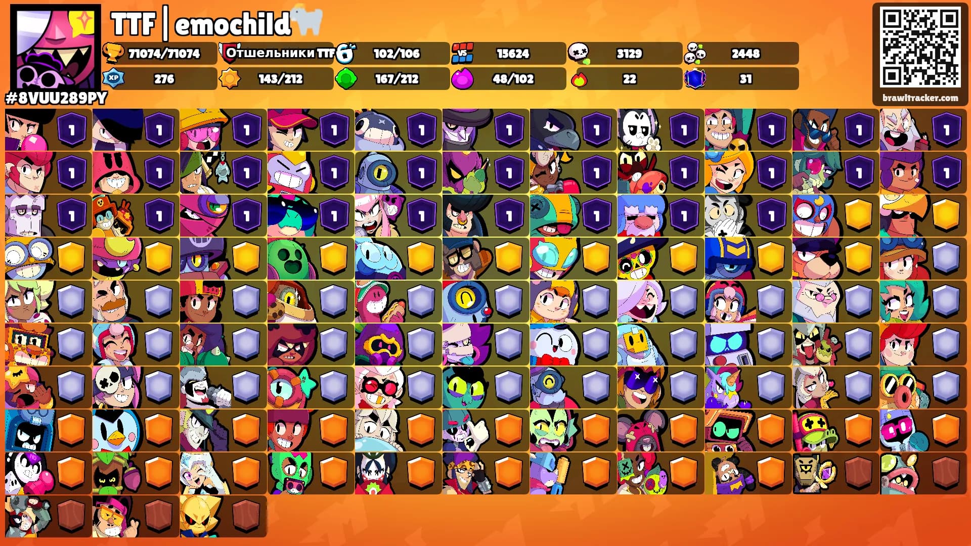 TTF|emochild🐐's Ranks
