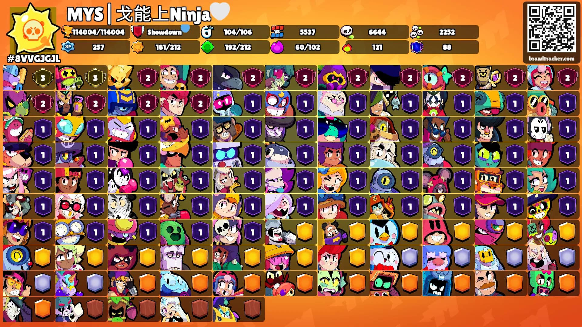 MYS|戈能上Ninja🤍's Ranks