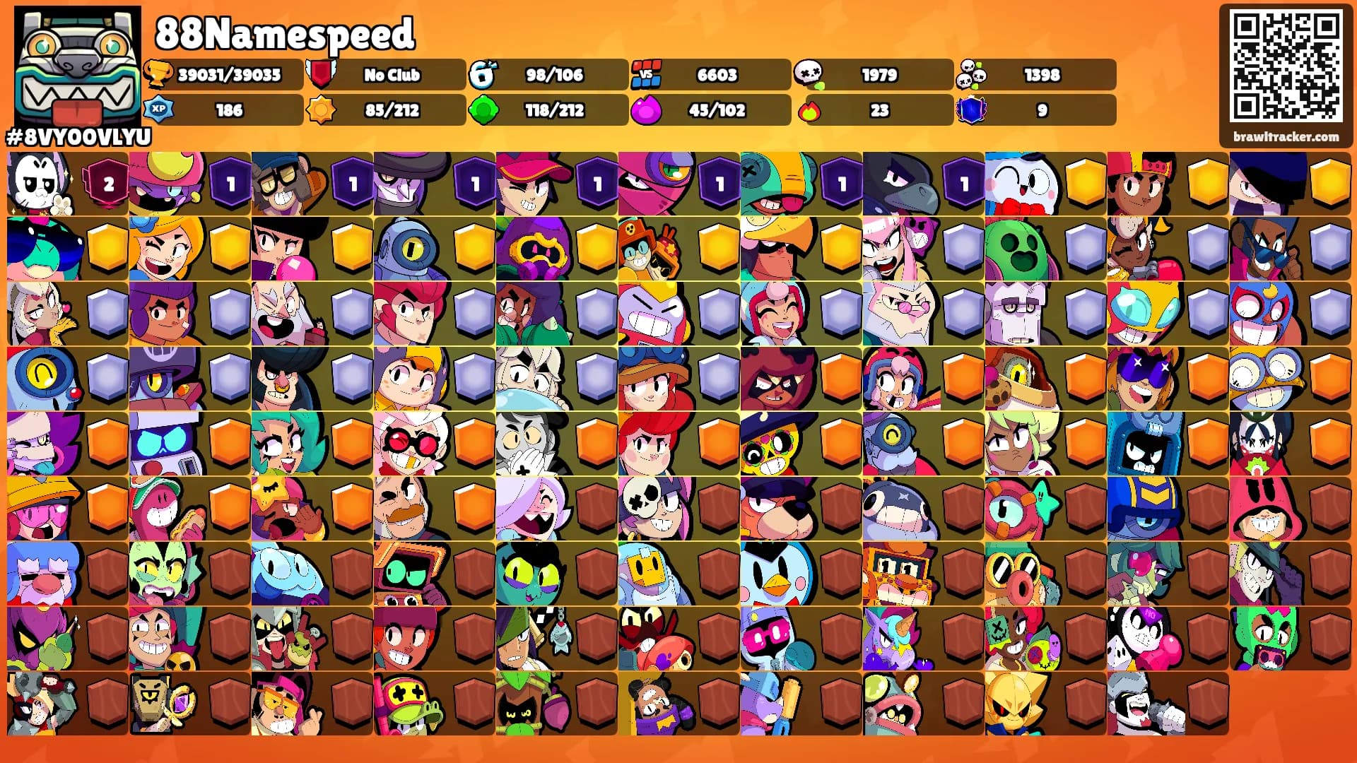 88Namespeed's Ranks