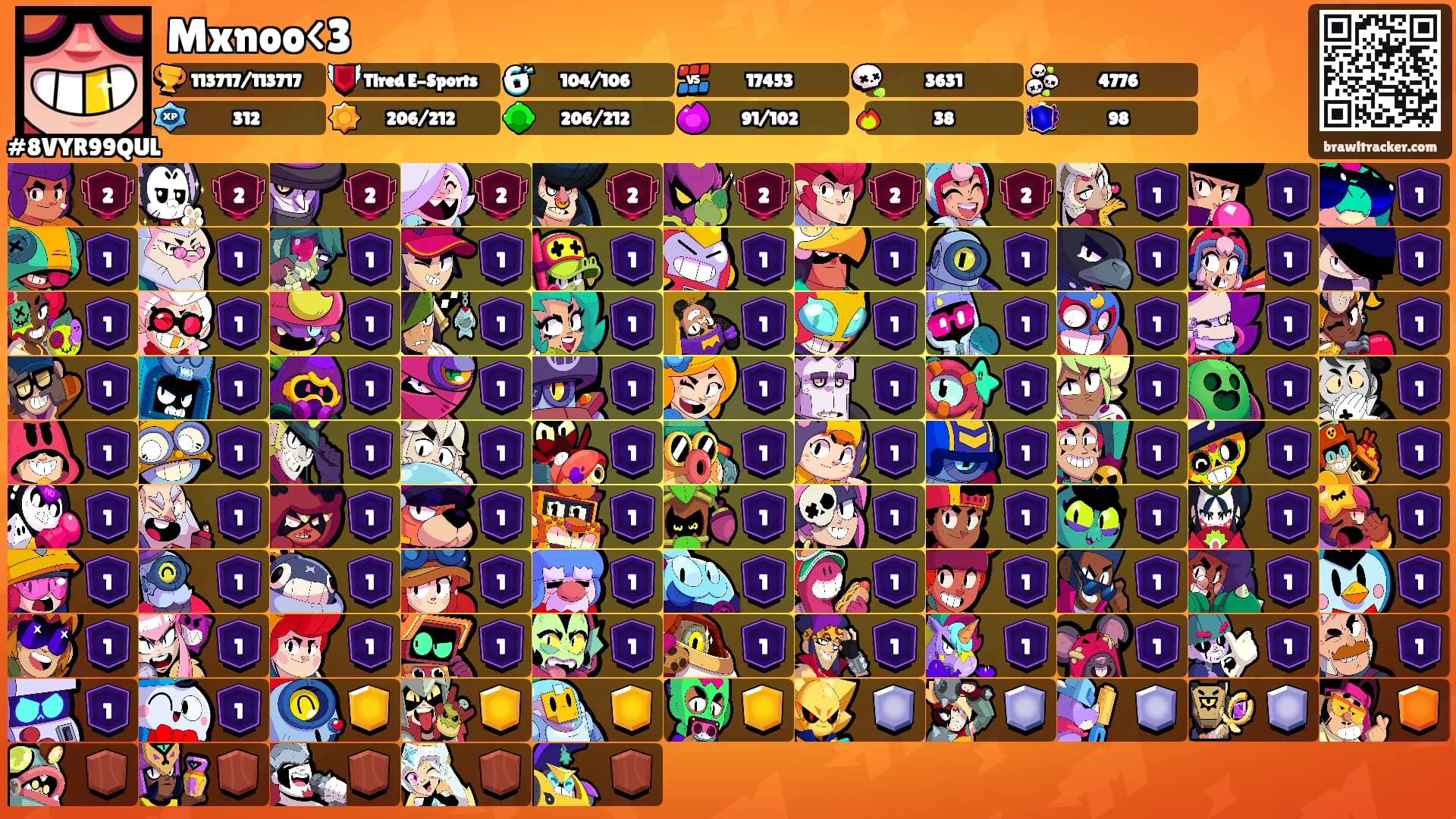 Mxnoo<3's Ranks