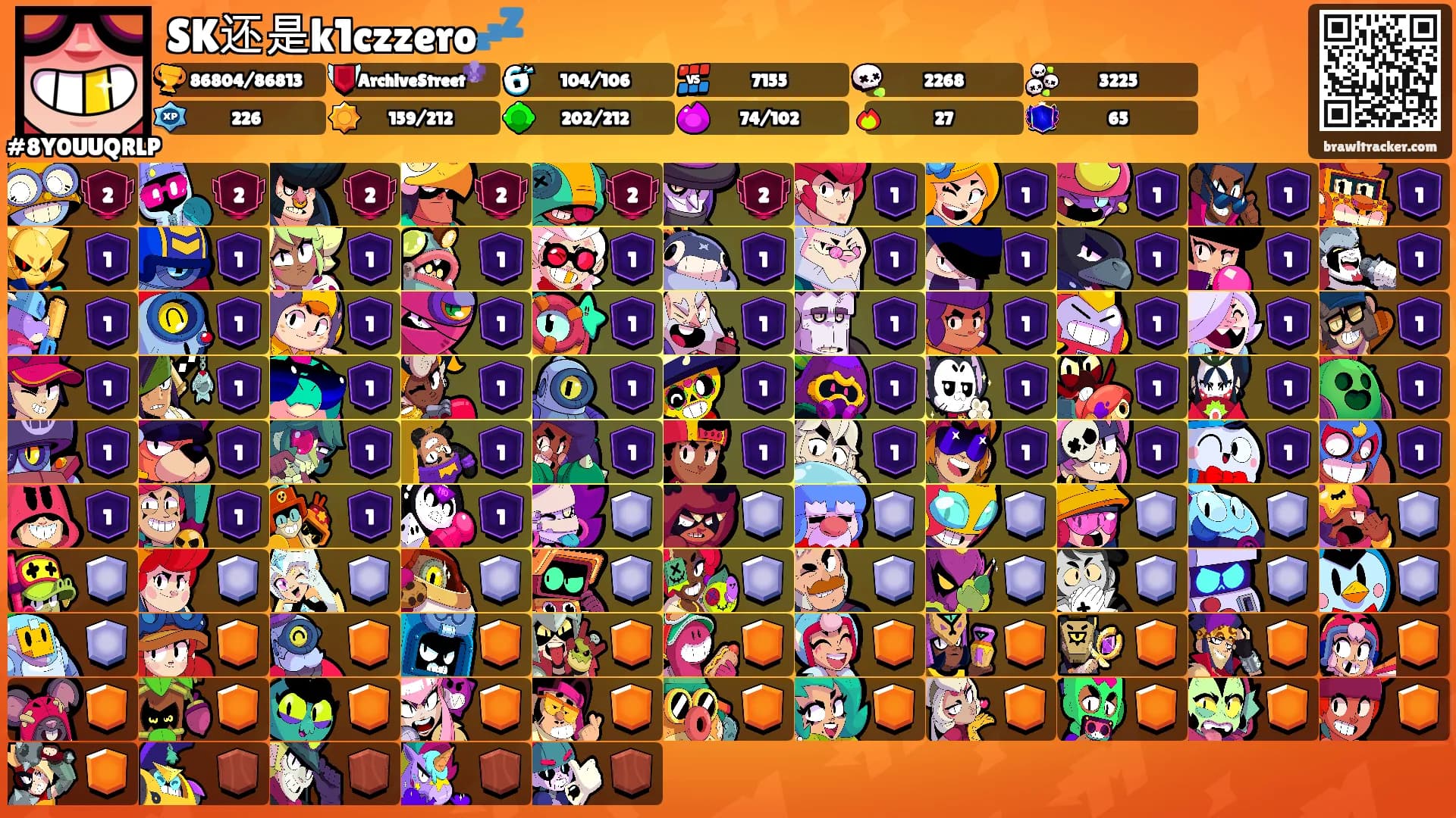 SK还是k1czzero💤's Ranks