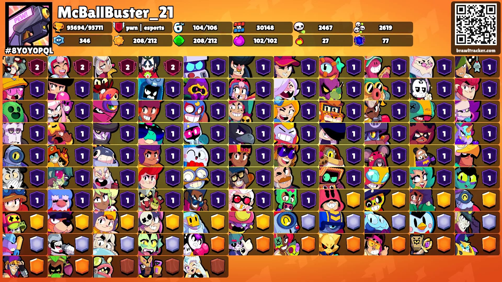 McBallBuster_21's Ranks