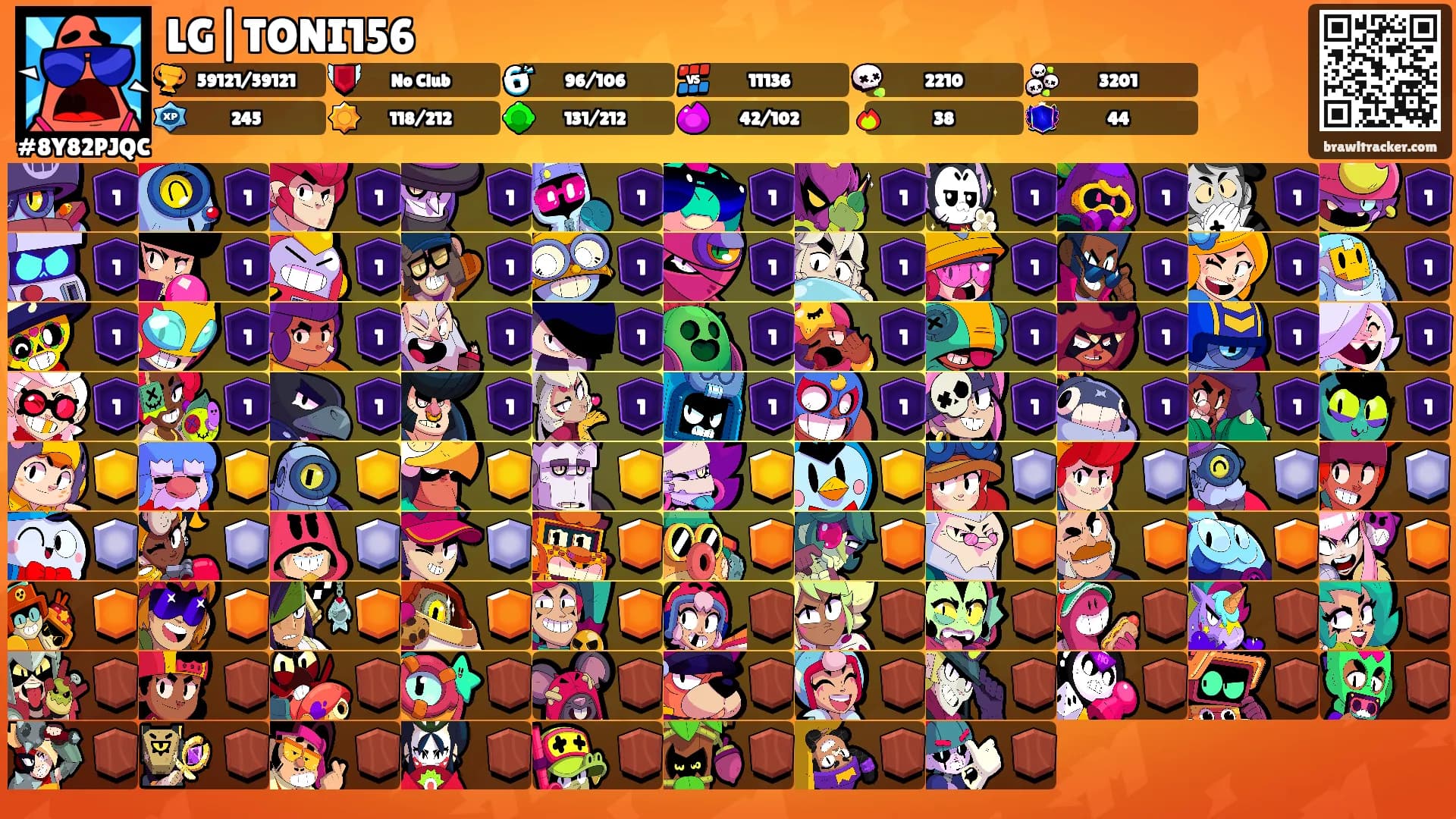 LG|TONI156's Ranks