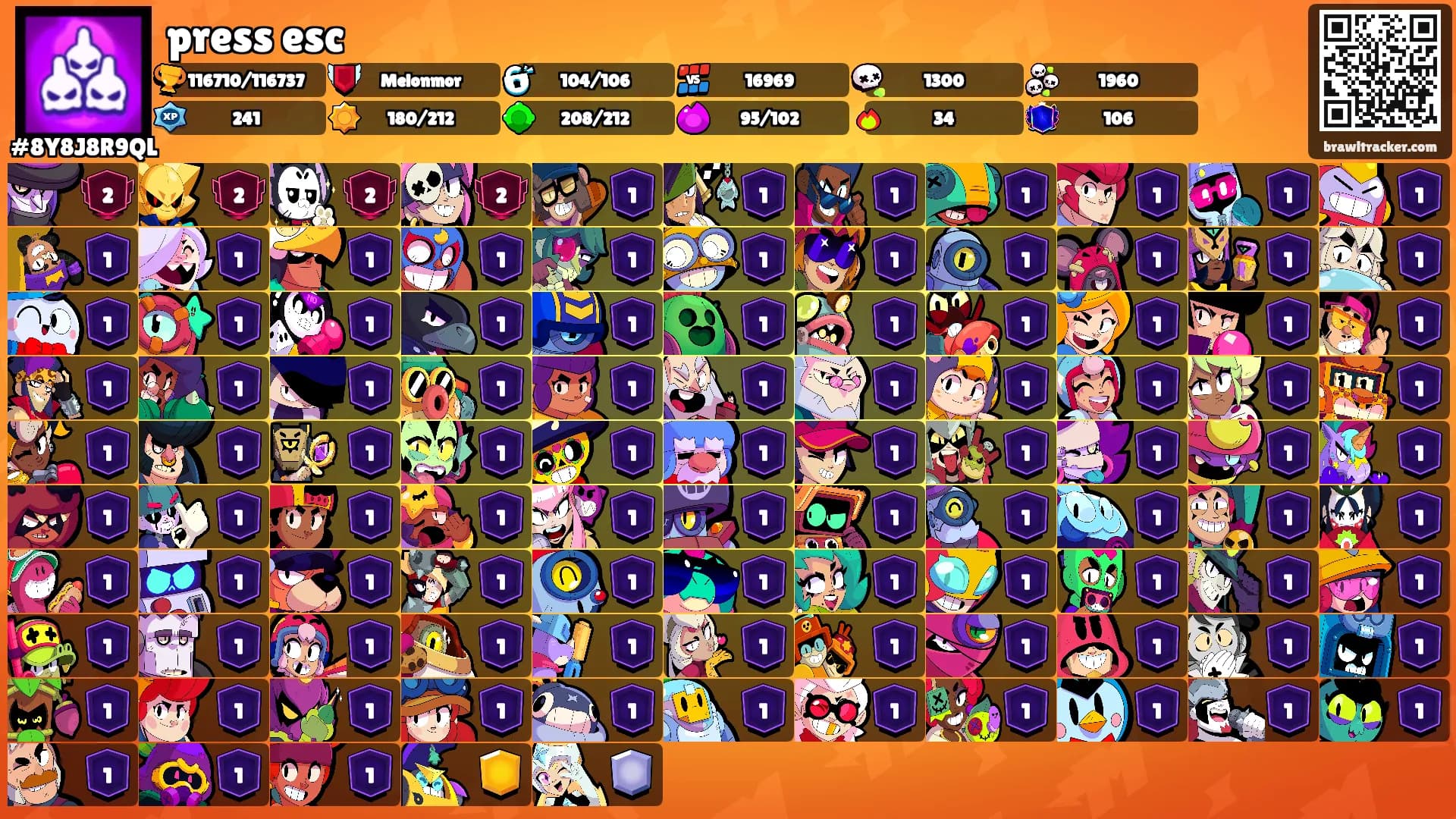 press esc's Ranks