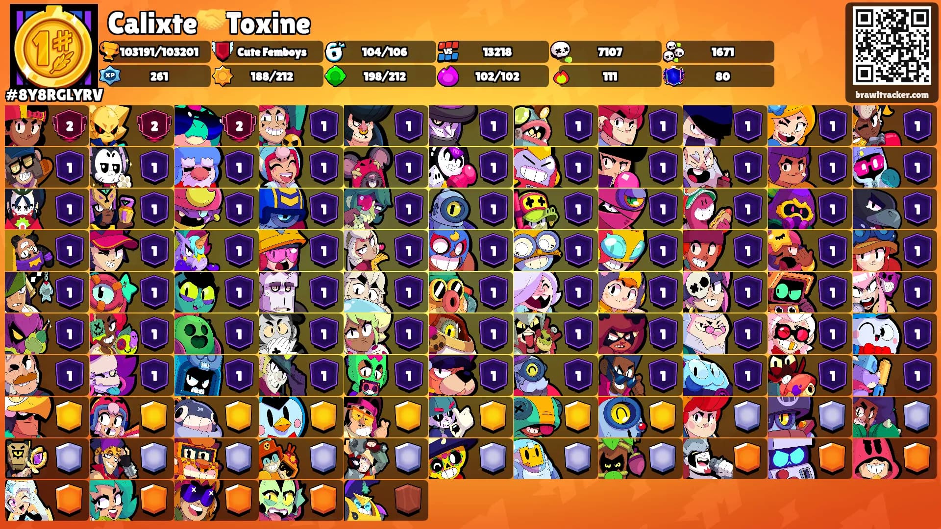 Calixte🤝Toxine's Ranks