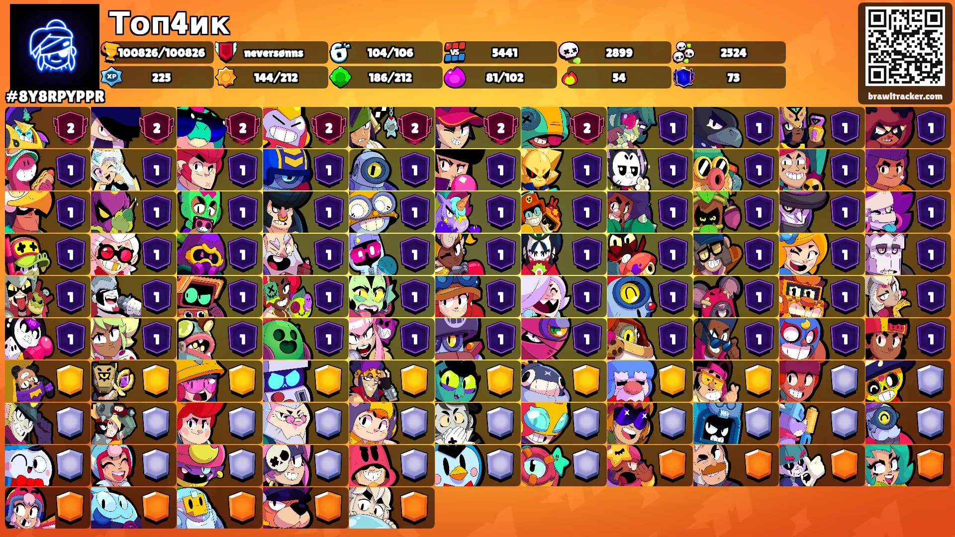 Топ4ик's Ranks
