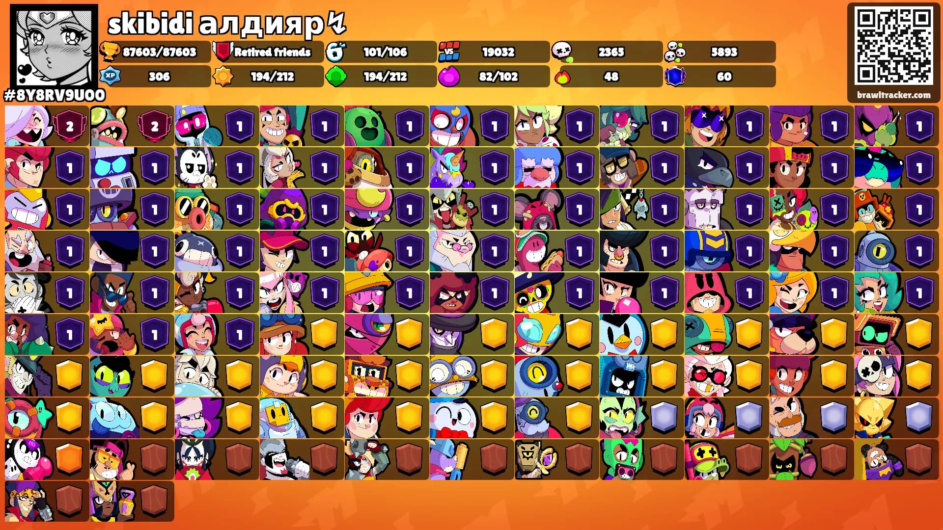 skibidi алдияр↯'s Ranks