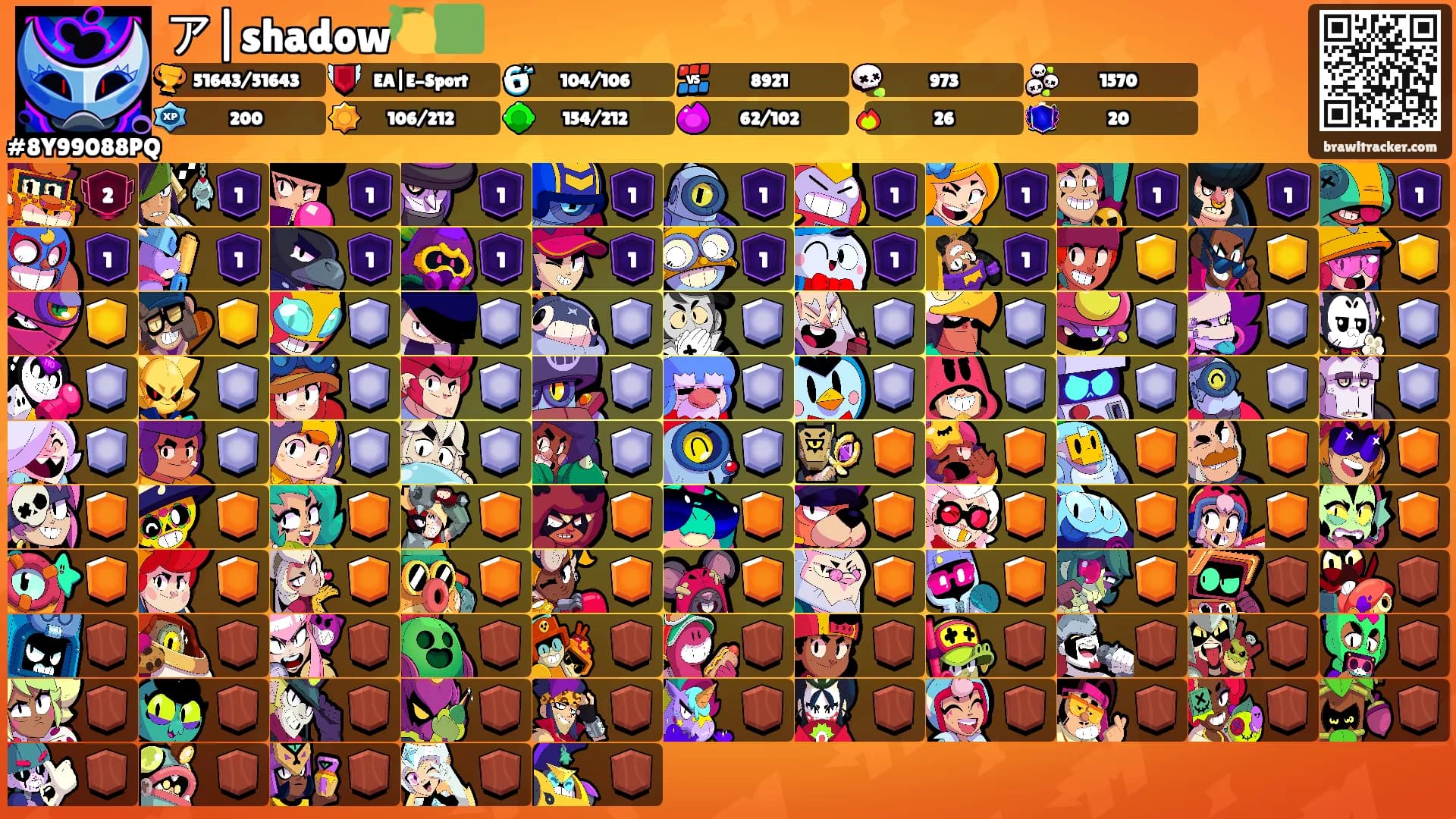 ア|shadow🍋‍🟩's Ranks