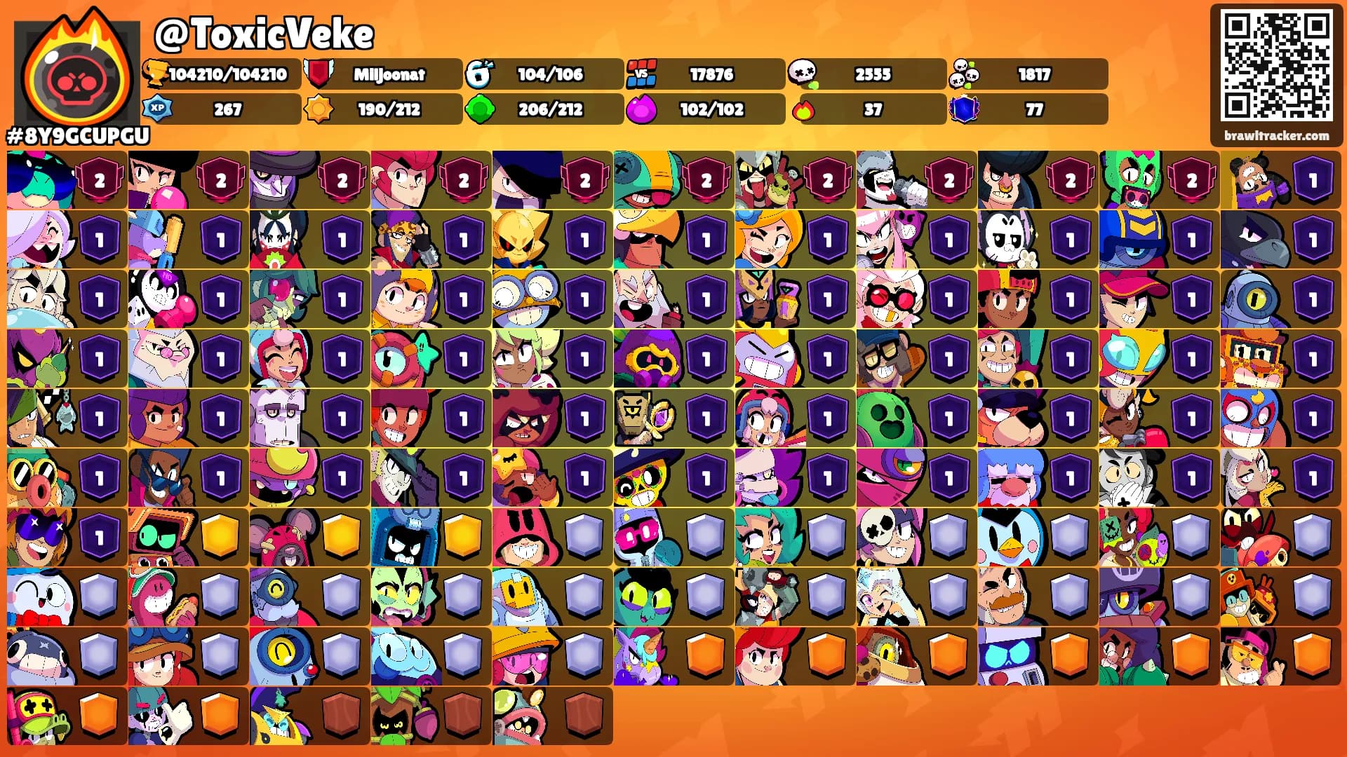 @ToxicVeke's Ranks