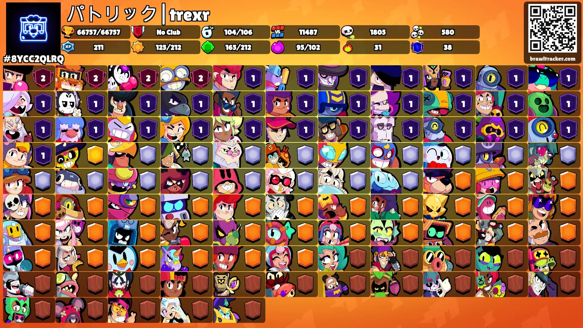 パトリック|trexr's Ranks