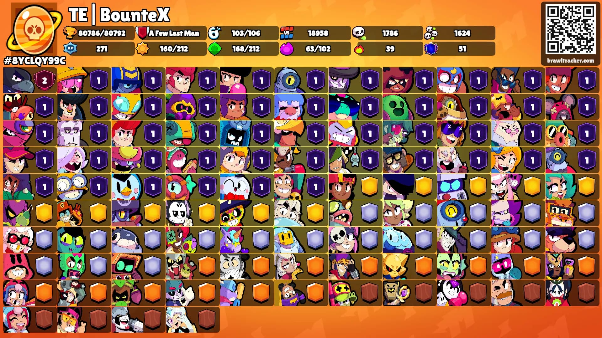 TE|BounteX's Ranks