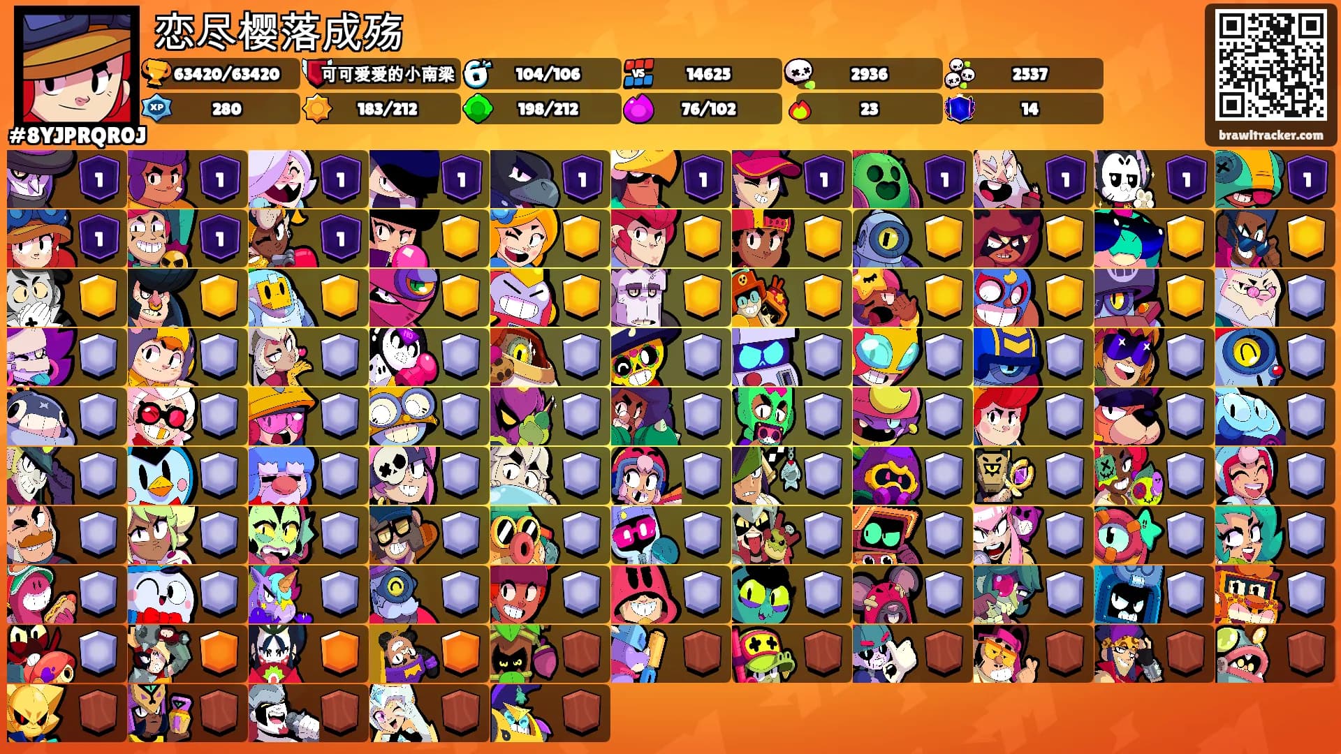 恋尽樱落成殇's Ranks