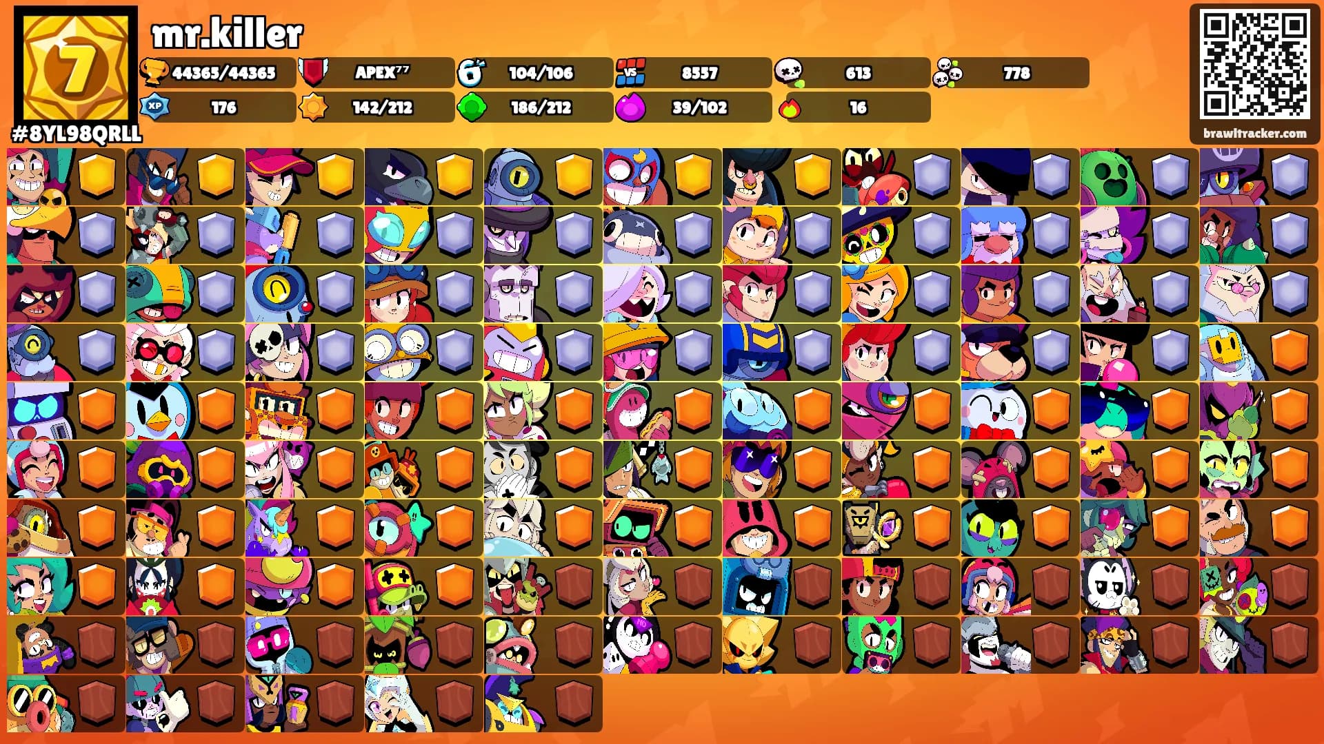 mr.killer's Ranks