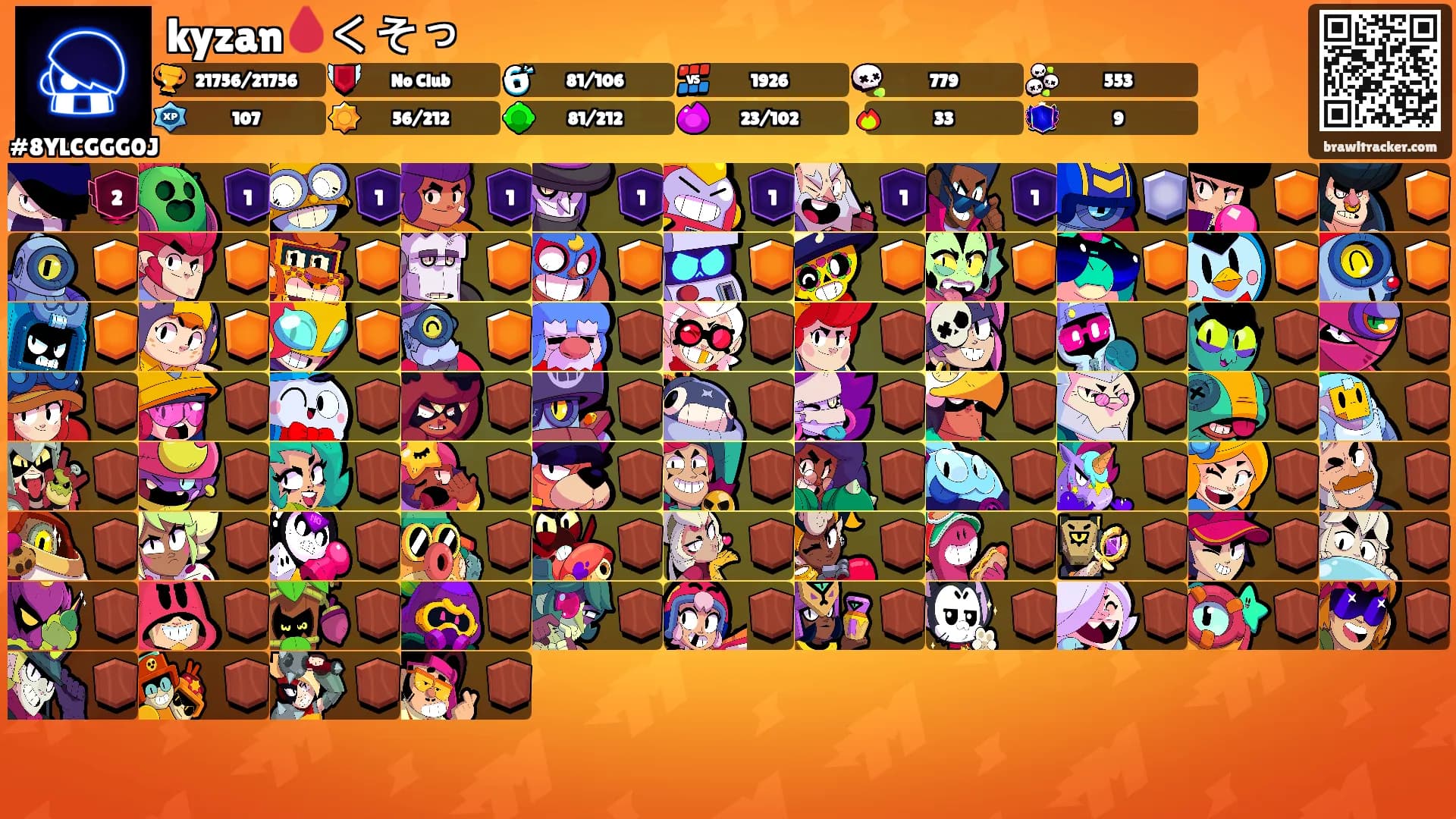 kyzan🩸くそっ's Ranks