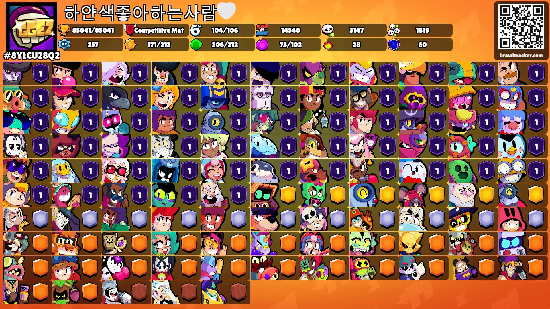 하얀색좋아하는사람🤍's Ranks