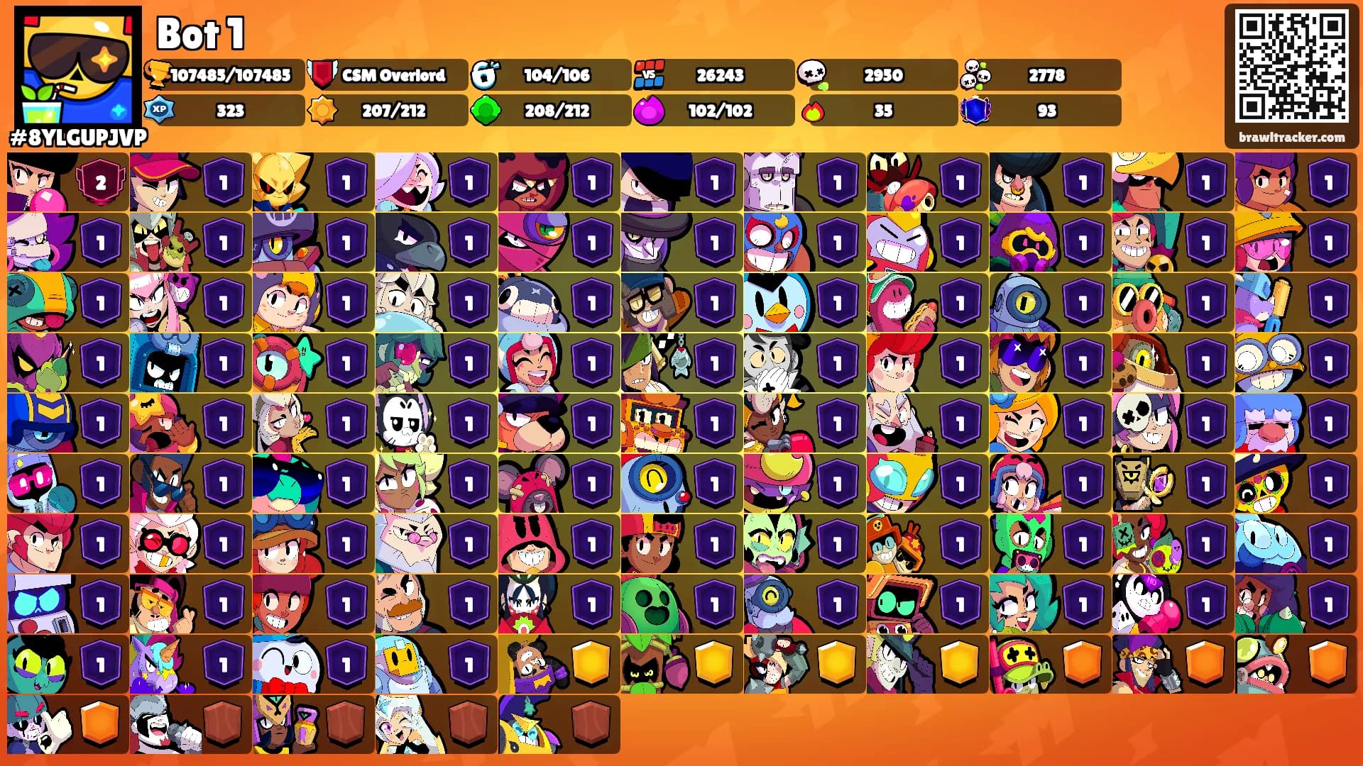 Bot 1's Ranks