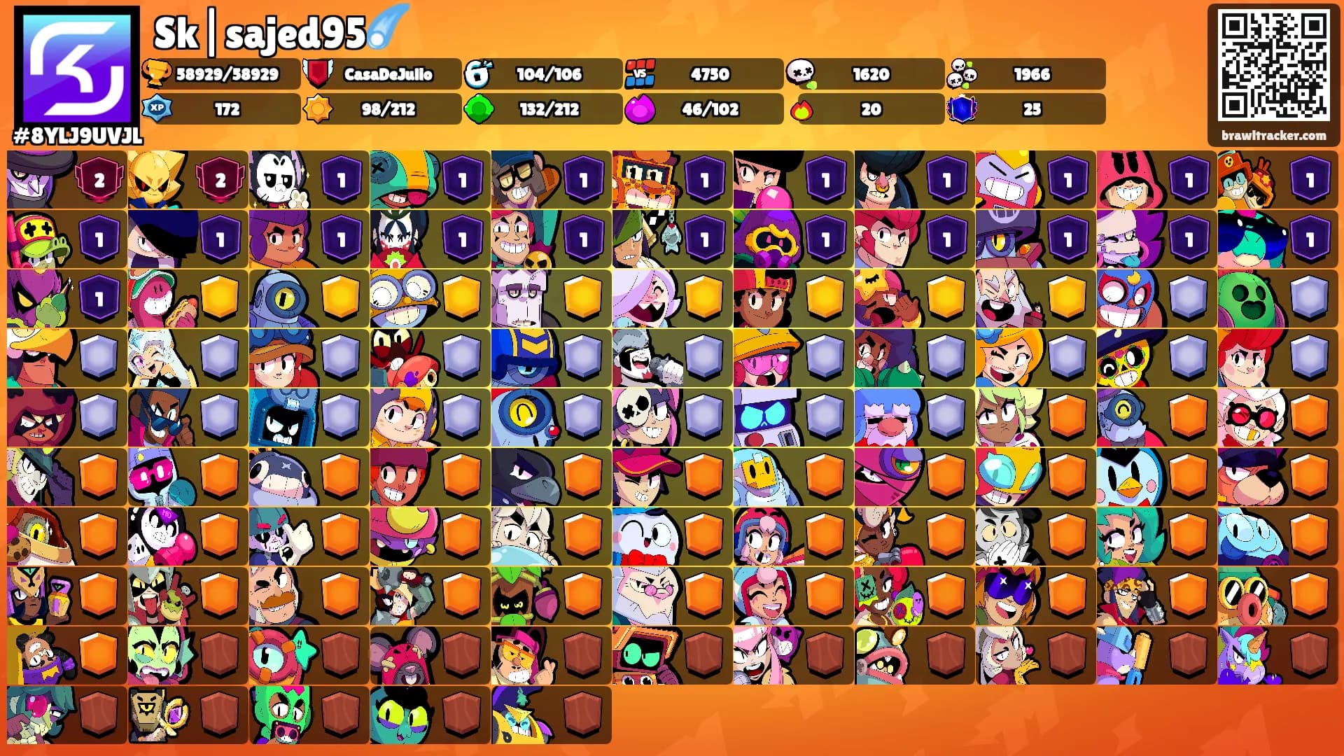 Sk|sajed95☄️'s Ranks