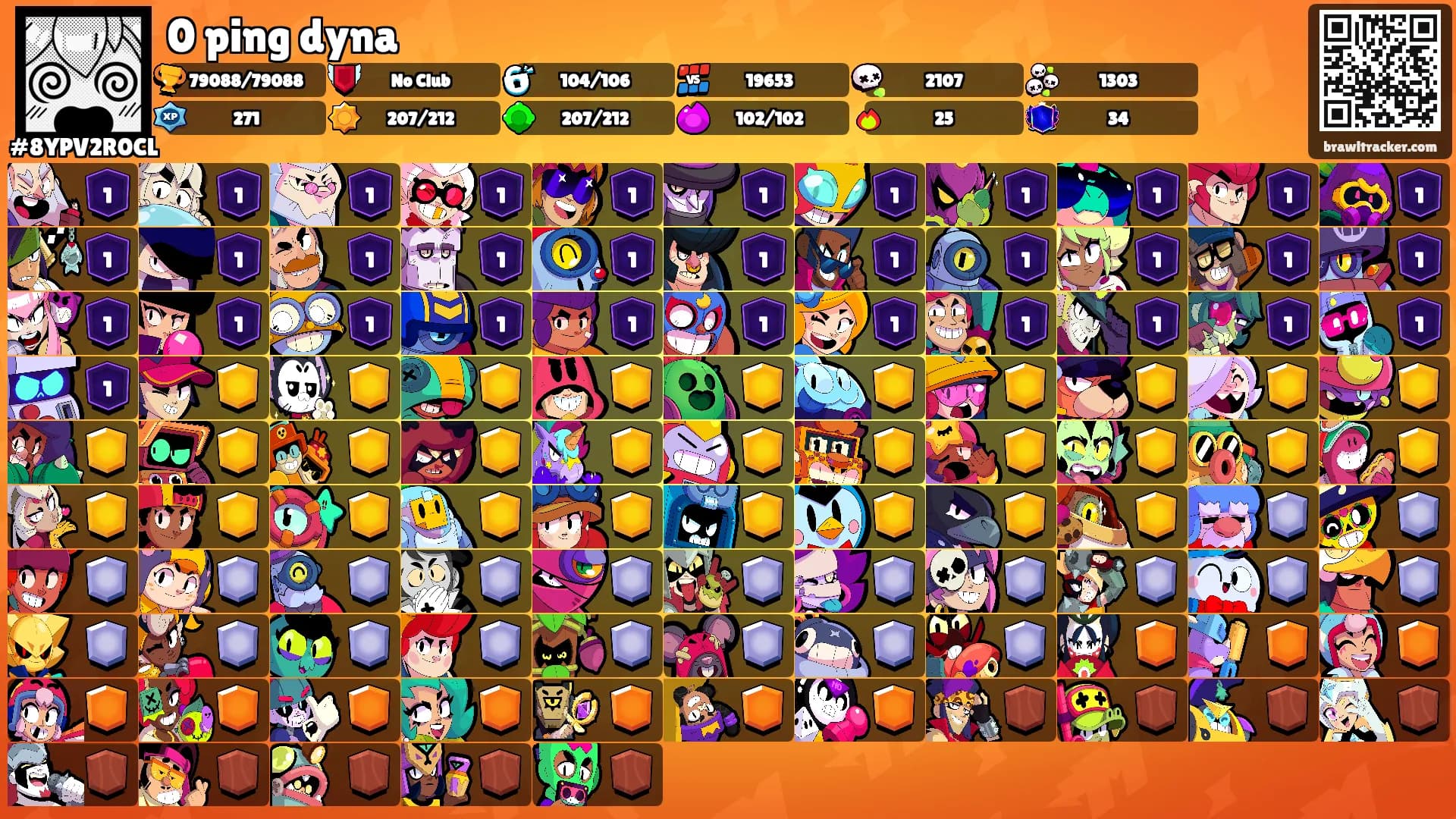 0 ping dyna's Ranks