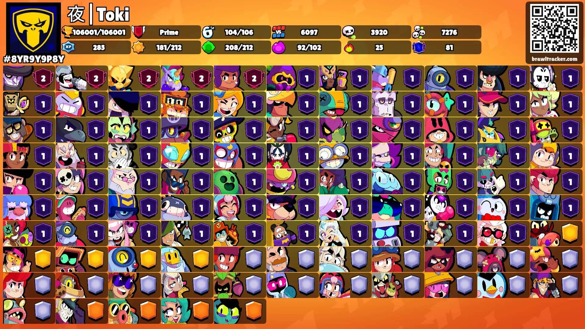 夜|Toki's Ranks