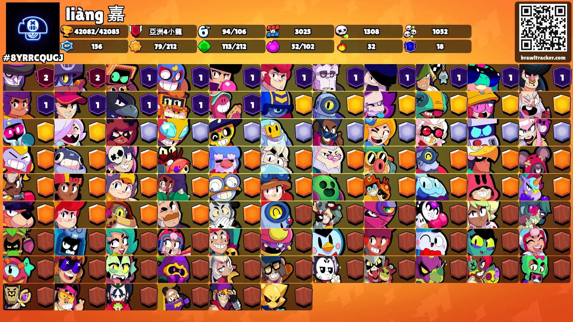 liàng 嘉's Ranks