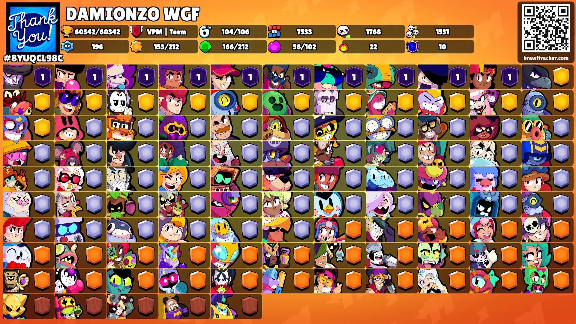 DAMIONZO WGF's Ranks