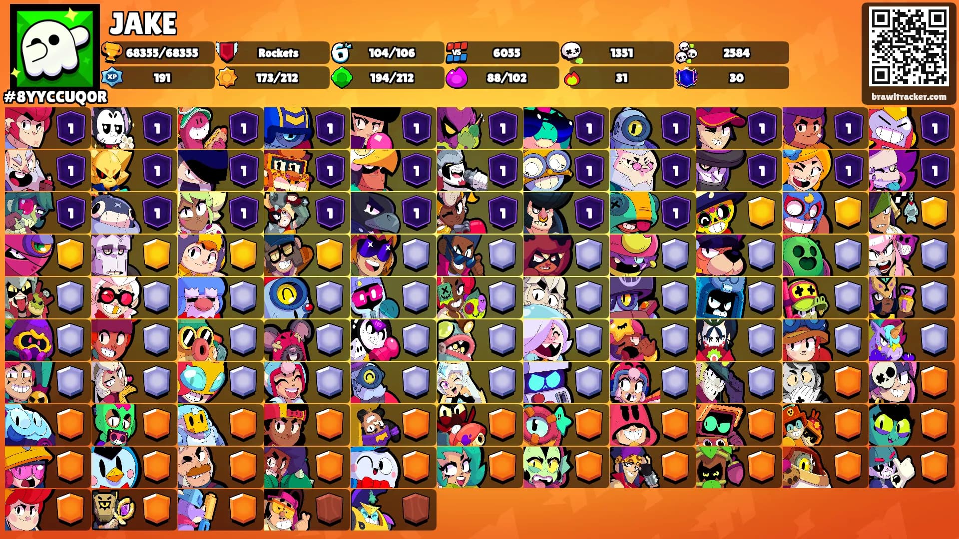 JAKE's Ranks