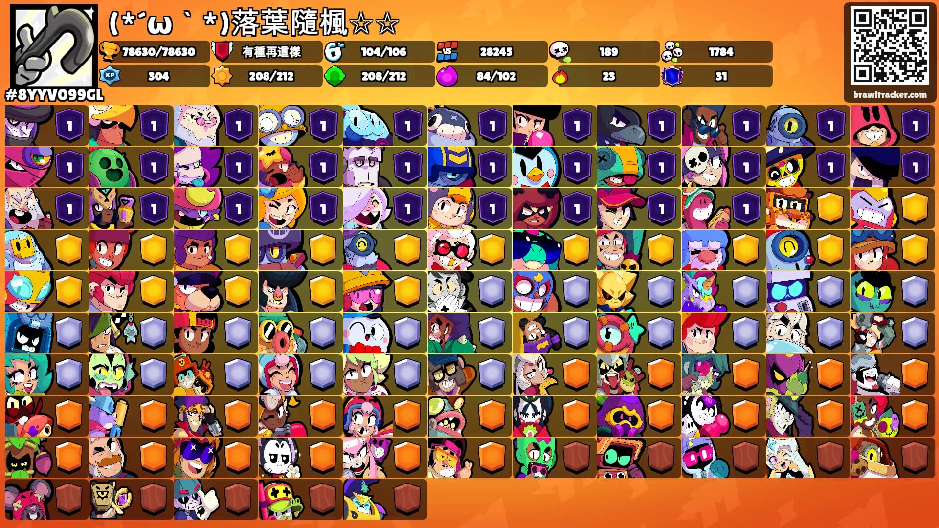 (*´ω｀*)落葉隨楓☆☆'s Ranks