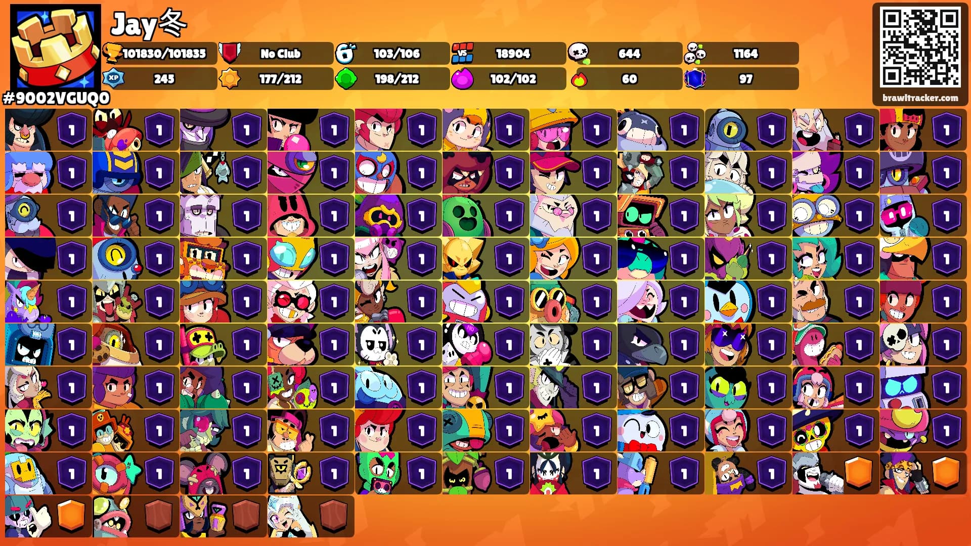 Jay冬's Ranks
