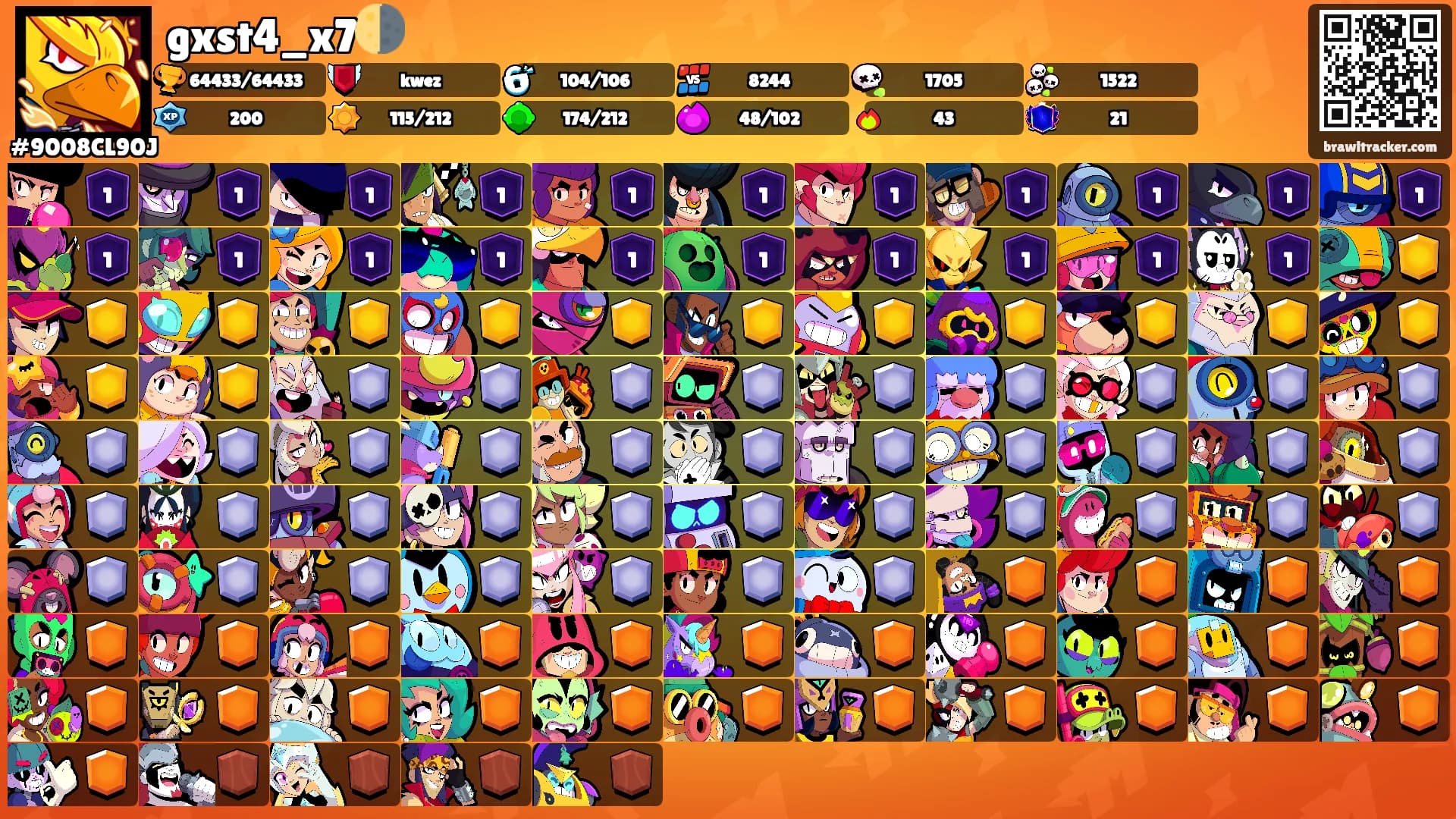 gxst4_x7🌗's Ranks