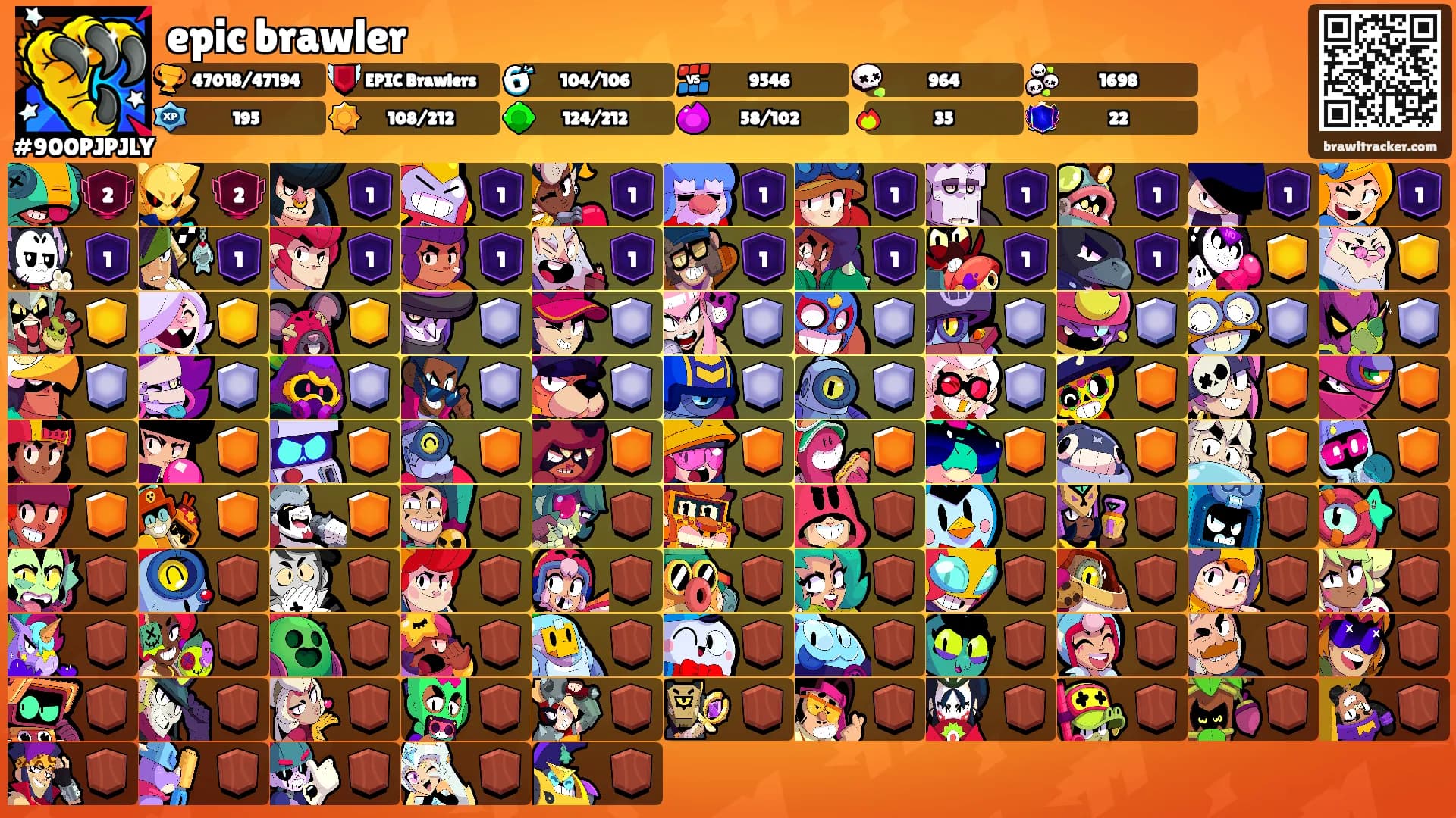 epic brawler's Ranks