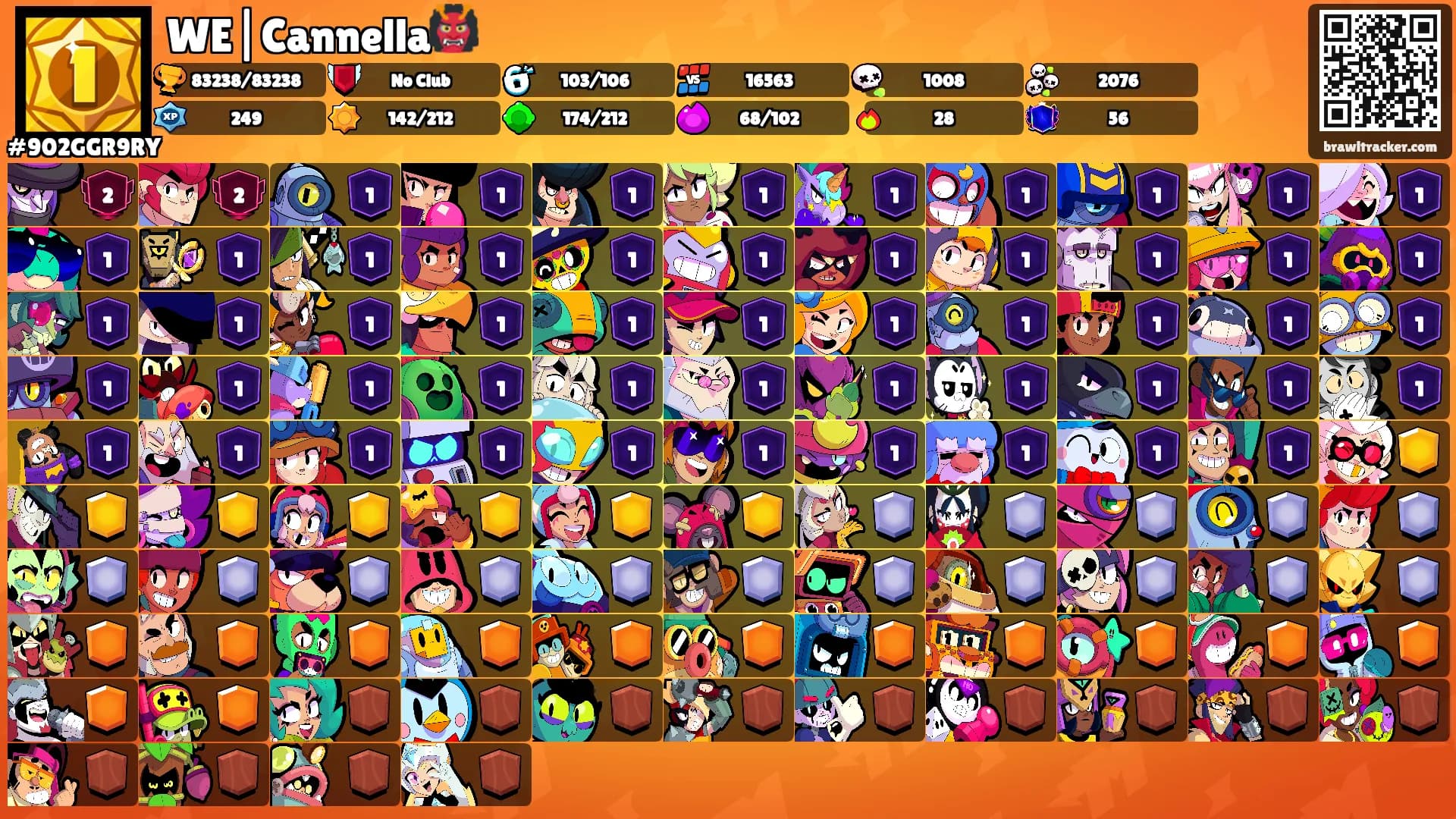 WE|Cannella👹's Ranks
