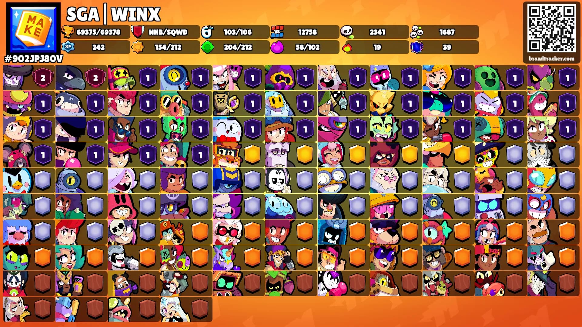 SGA|WINX's Ranks