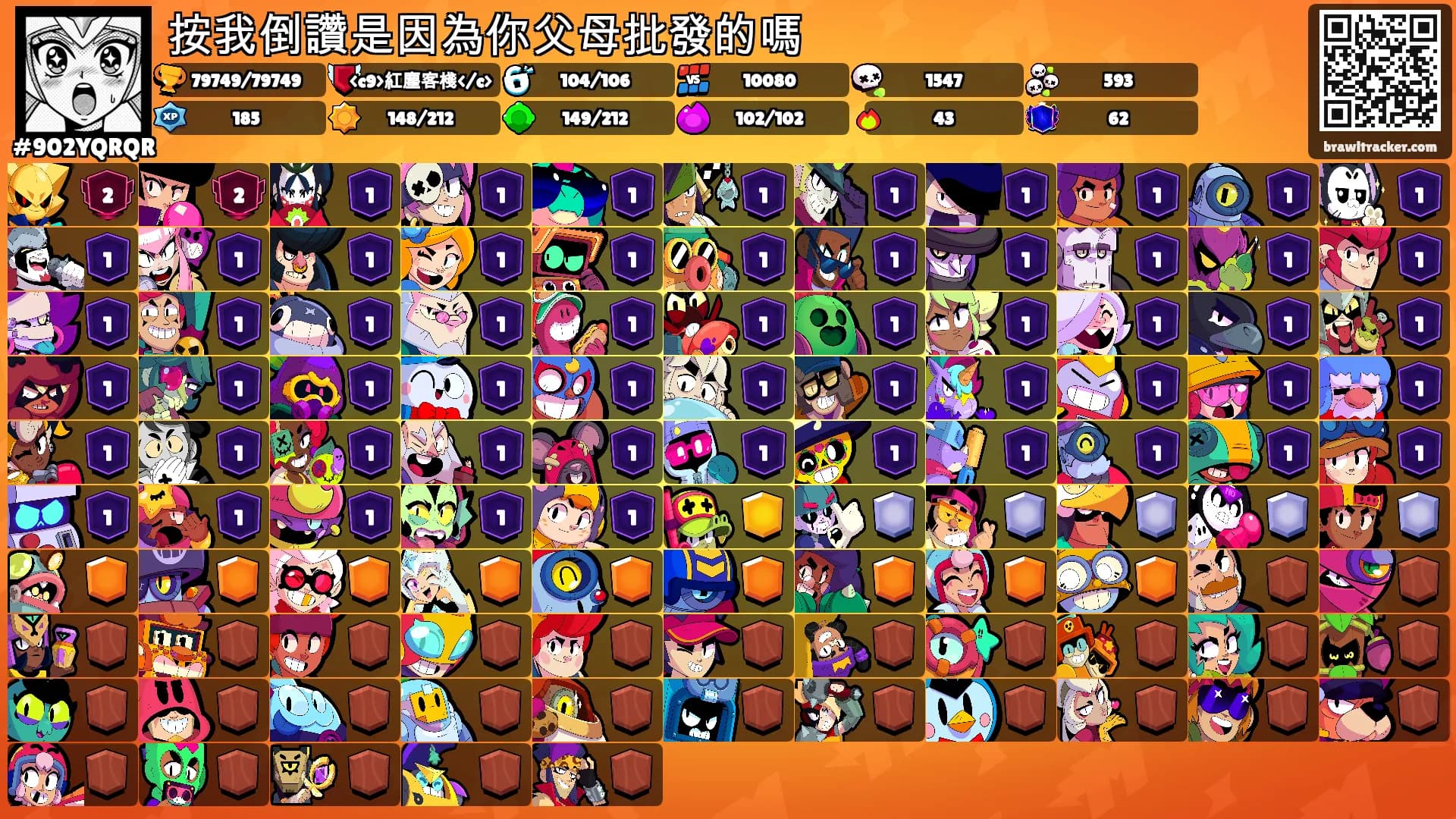 按我倒讚是因為你父母批發的嗎's Ranks